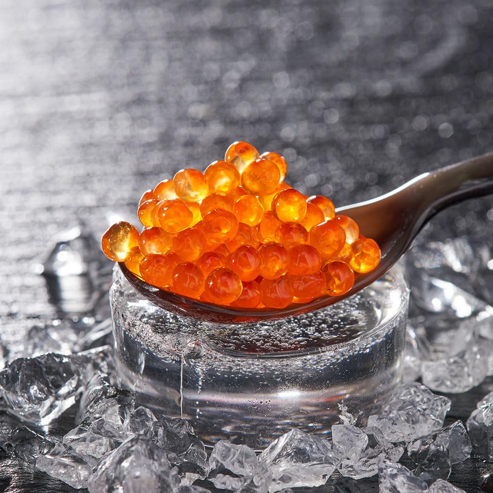 Imperial Caviar® Forellen Kaviar 100 g - Premium Delikatesse aus deutschem Fang - Feinster Rogen für Gourmet, Sushi & Feiern