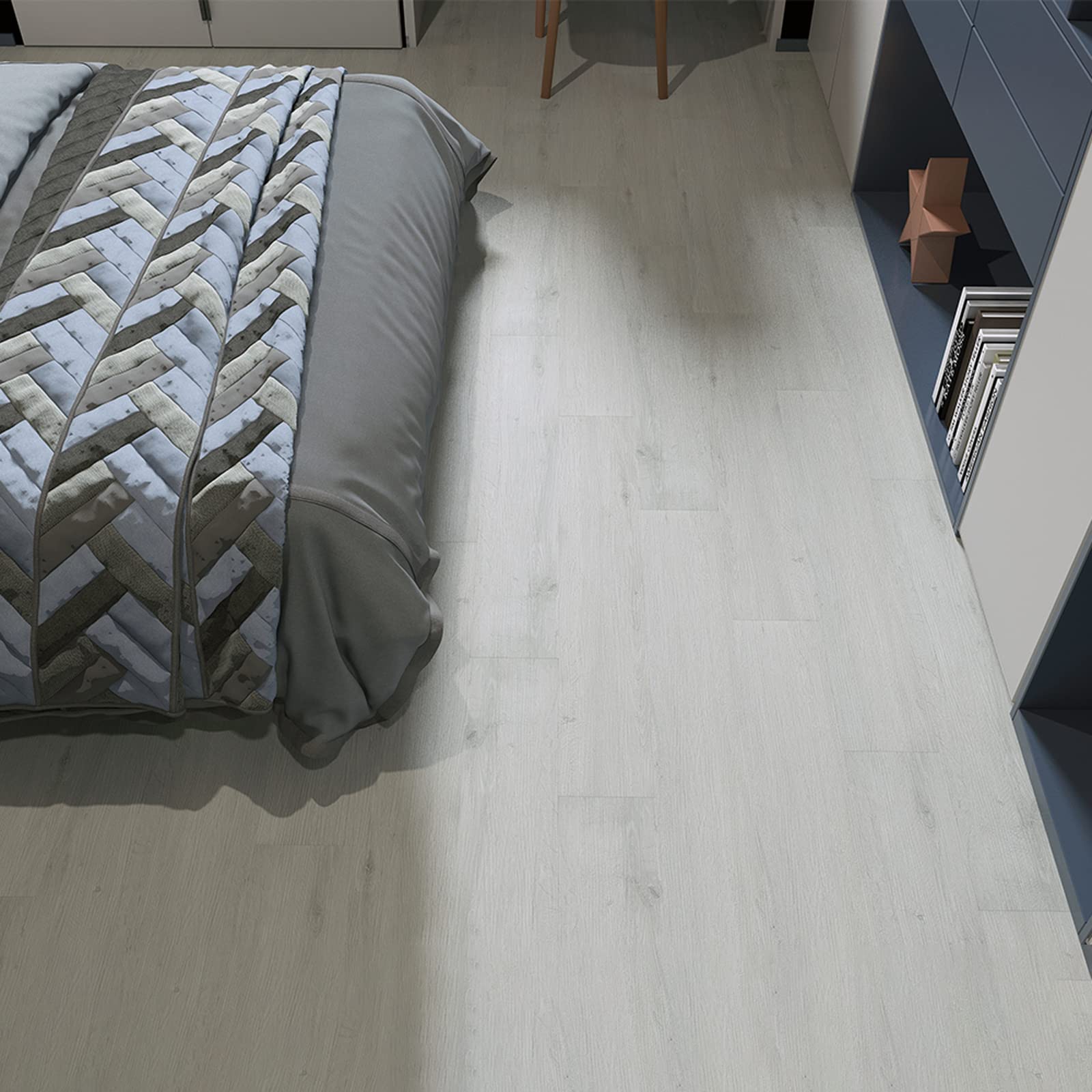 Suelo Vinilico Autoadhesivo Losetas Vinilicas Tarima Flotante para Suelos Parquet Laminado para Suelo Vinilico Click Piso De Autoadhesivo(Size:10sqm,Color:W42)
