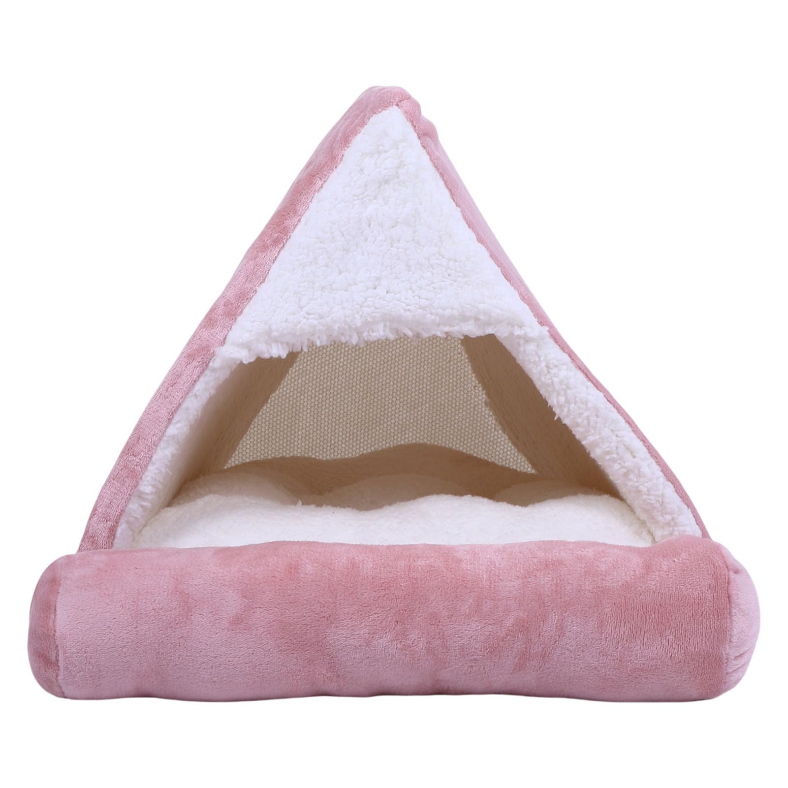 TOPINCN Letto per Tenda Pieghevole Rosa per Animali Domestici con Struttura in Cotone Super Morbido PP per Cuccioli di Gatti da Interno e Cani di Piccola Taglia
