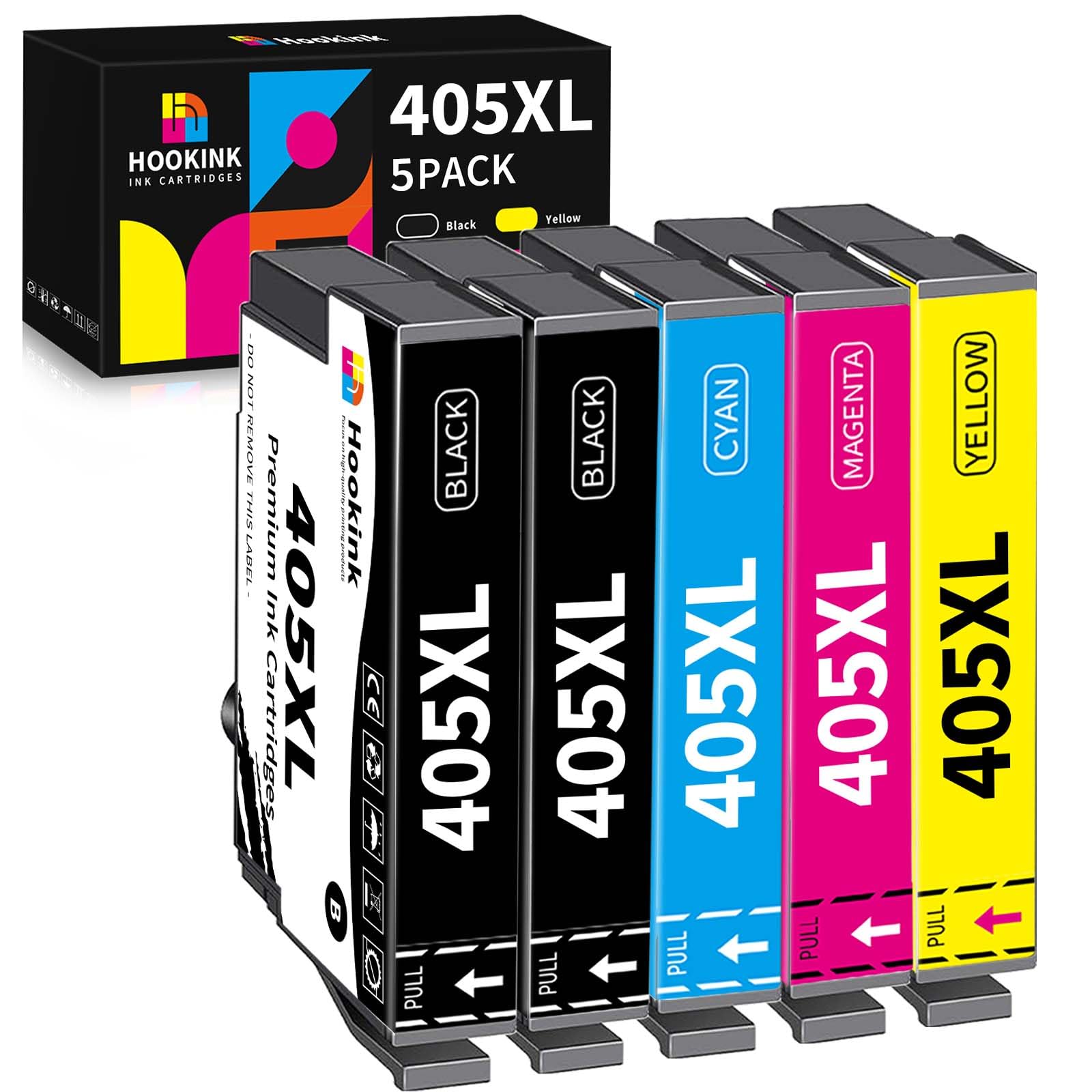 Sponsored Ad – 405XL Ink Cartridge Multipack Compatible for Epson 405XL Ink for Workforce Pro WF-3820 WF-4820 WF-7310 WF-7830DTWF WF-4830DTWF WF-4820DWF WF-3825DWF WF-4825DWF WF-7835DTWF (5Pack)