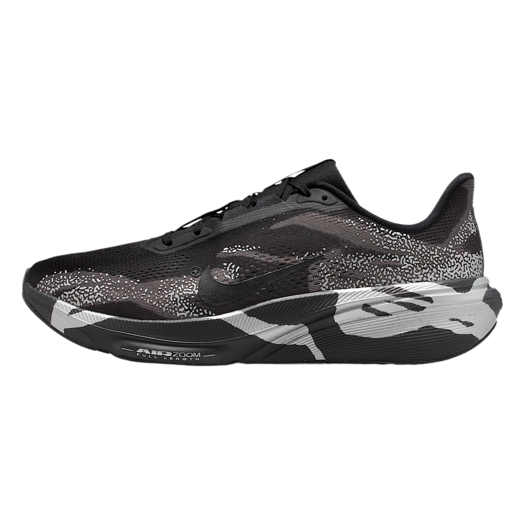 Pegasus 42 Men's Road Running Shoes (Black/Medium Ash/Metallic Silver/Black)
