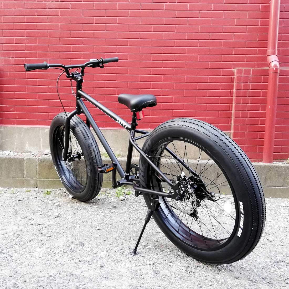 Amazon | 自転車 BRONX 26BRONX-DD マットブラック×ブラックリム 