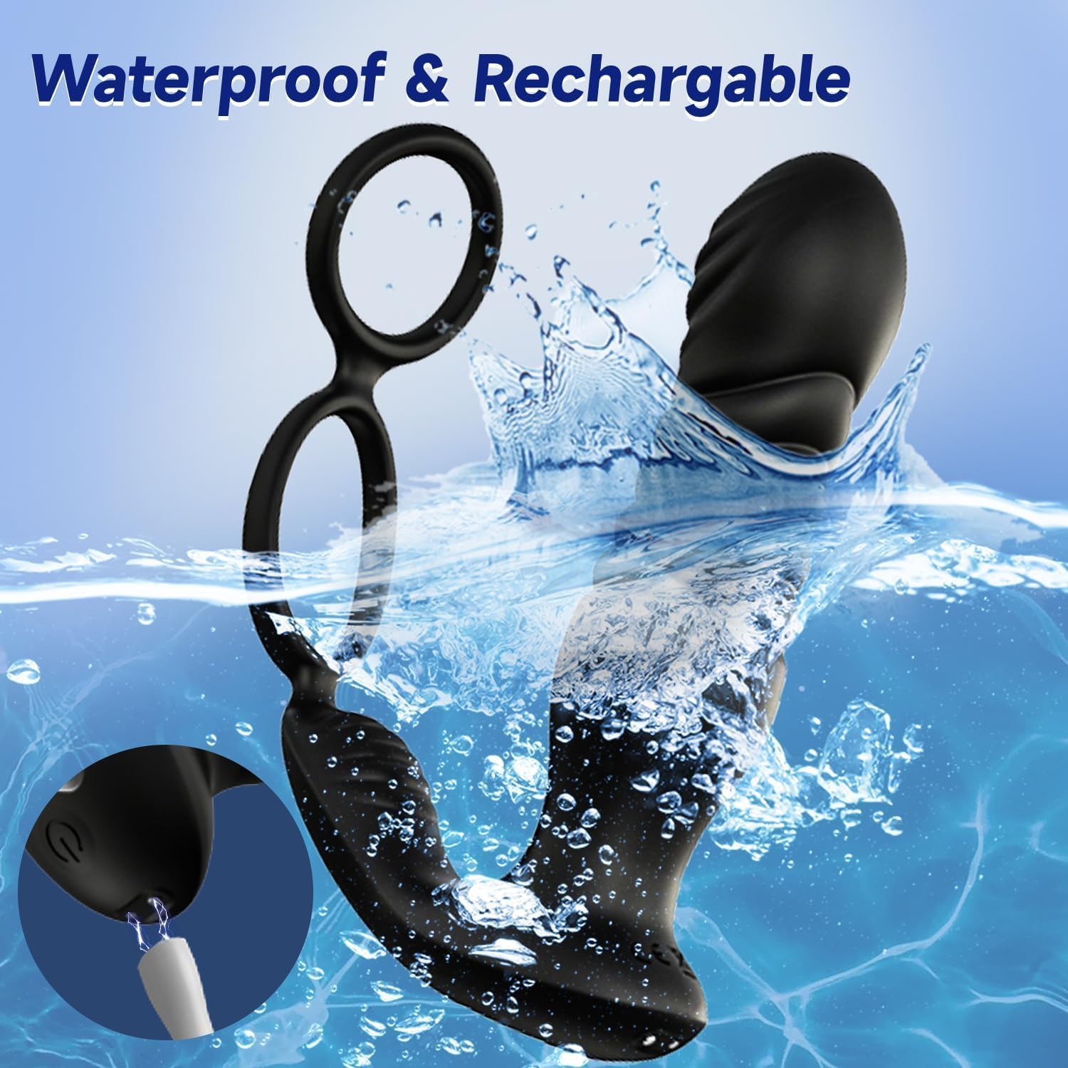 Estimulador prostata juguetes sexuales con10x10 Modos Consoladores.. para hombre con vibración plug anal vibradorador estimulador de próstata hombre Vibrador Sexo Anal Vibradores anales