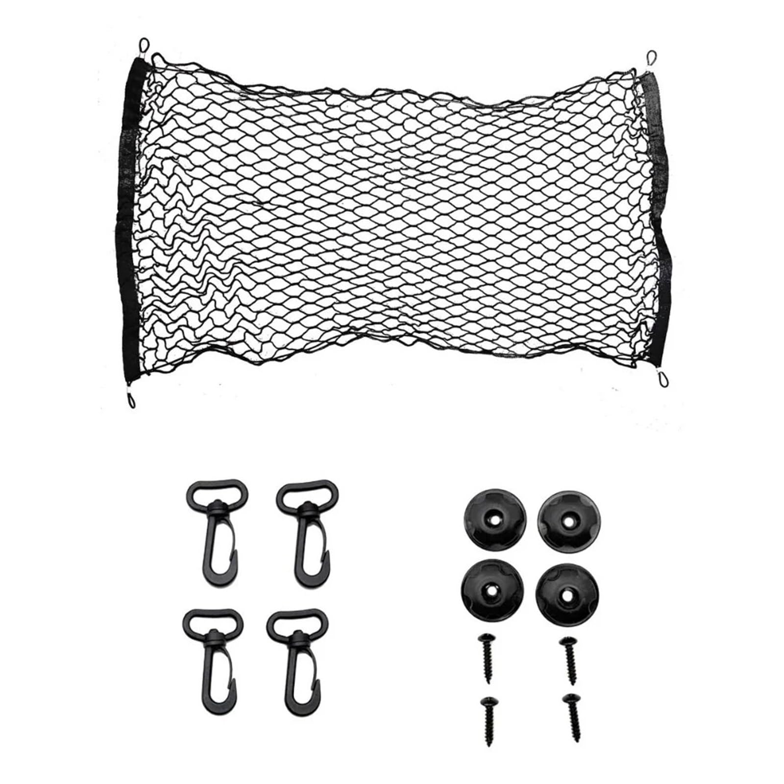 Red Maletero de Coche Red de Carga for Coche | Camión estirable del almacenamiento universal ajustable del equipaje del tronco de 60*110 cm con 4 ganchos