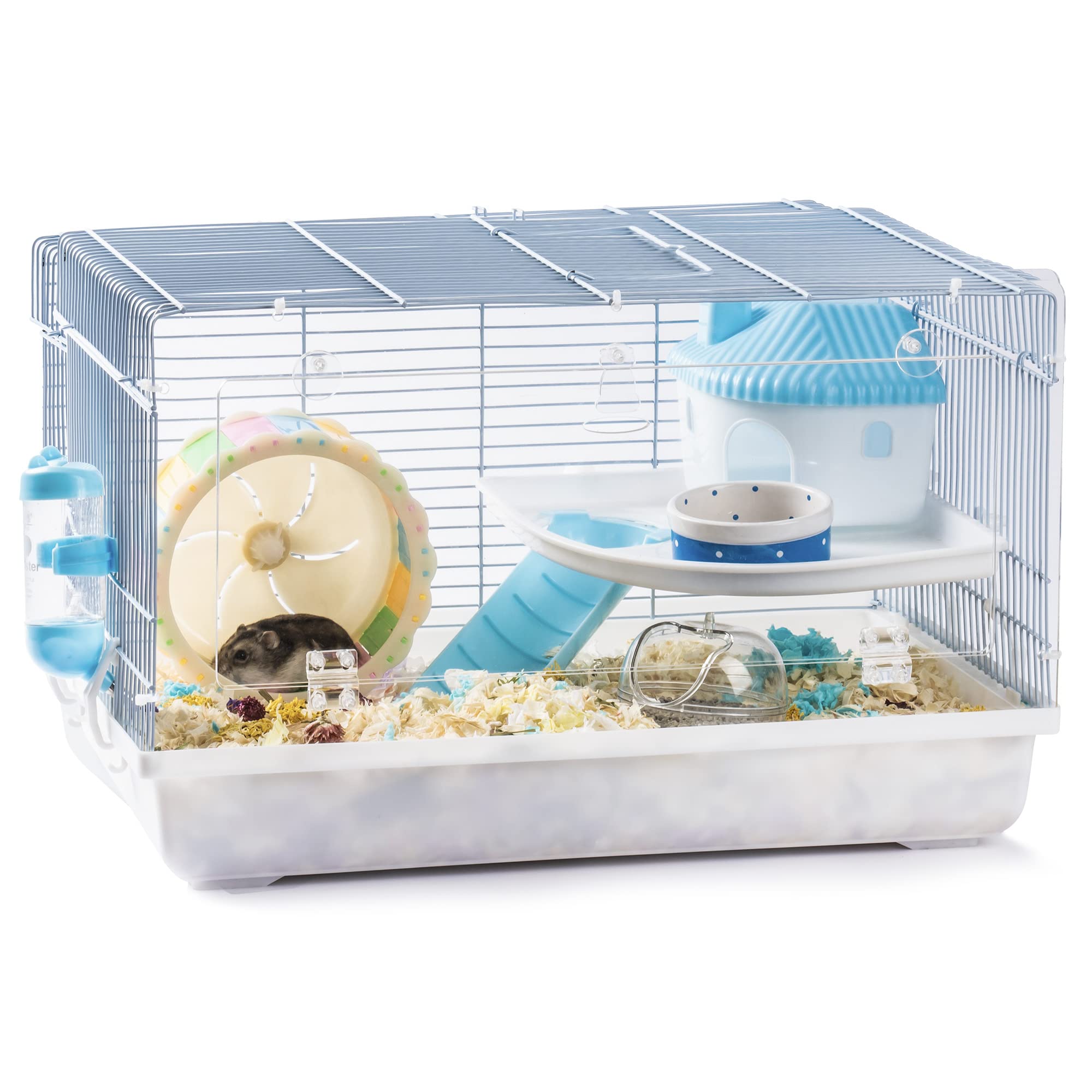 Amazon | MEWOOFUN ハムスターケージ ハムスターハウス 小動物用ケージ