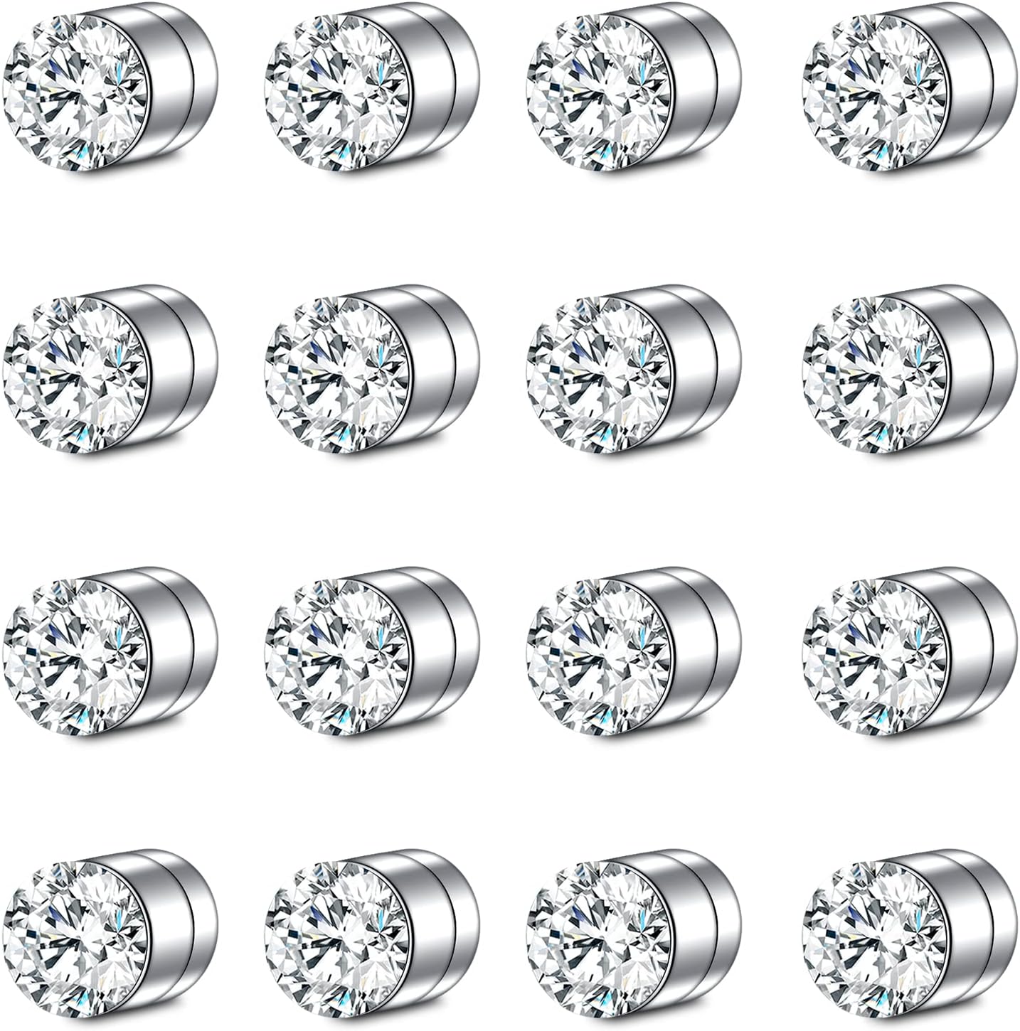 LongitaFake Nose Ring Hoop Fake Nose Piercing Fake Nose Stud Magnetic Nose Rings Clip on Nose Ring Fake Septum Piercing Fake Septum Ring Faux Nose Rings for Women