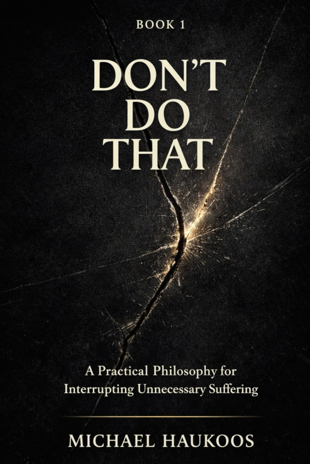 DON’T DO THAT: A Practical Philosophy for Interrupting Unnecessary Suffering: 1 (A Testament to What Collapses)