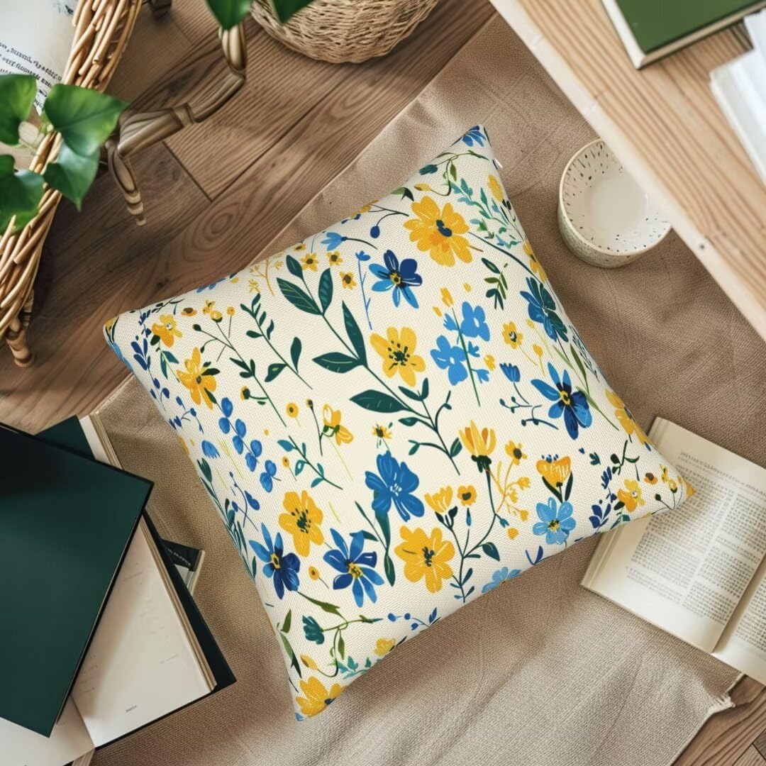 Set di 2 Federe Cuscini Divano 55 x 55 cm Cuscini per Divano Primavera Copricuscini Divano, Cuscini Divano in Morbido Cuscini Arredo Divano, Cuscini Decorativi, Divano Soggiorno Sedia Letto Piante J62