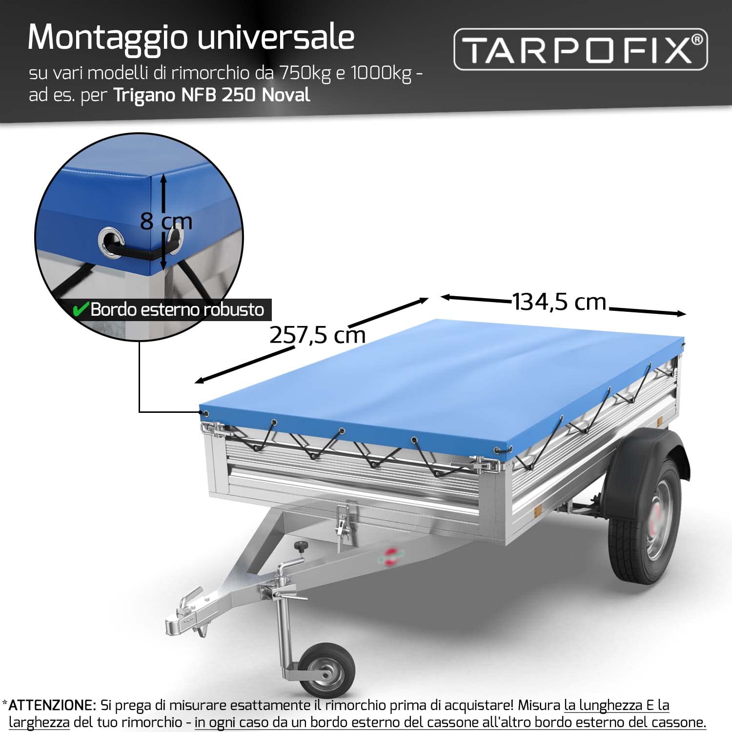 Telaio H-1100 Per La Copertura Del Telone Del Rimorchio GARDEN TRAILER 264 E 264 2kipp 4344 1 - Foto 4