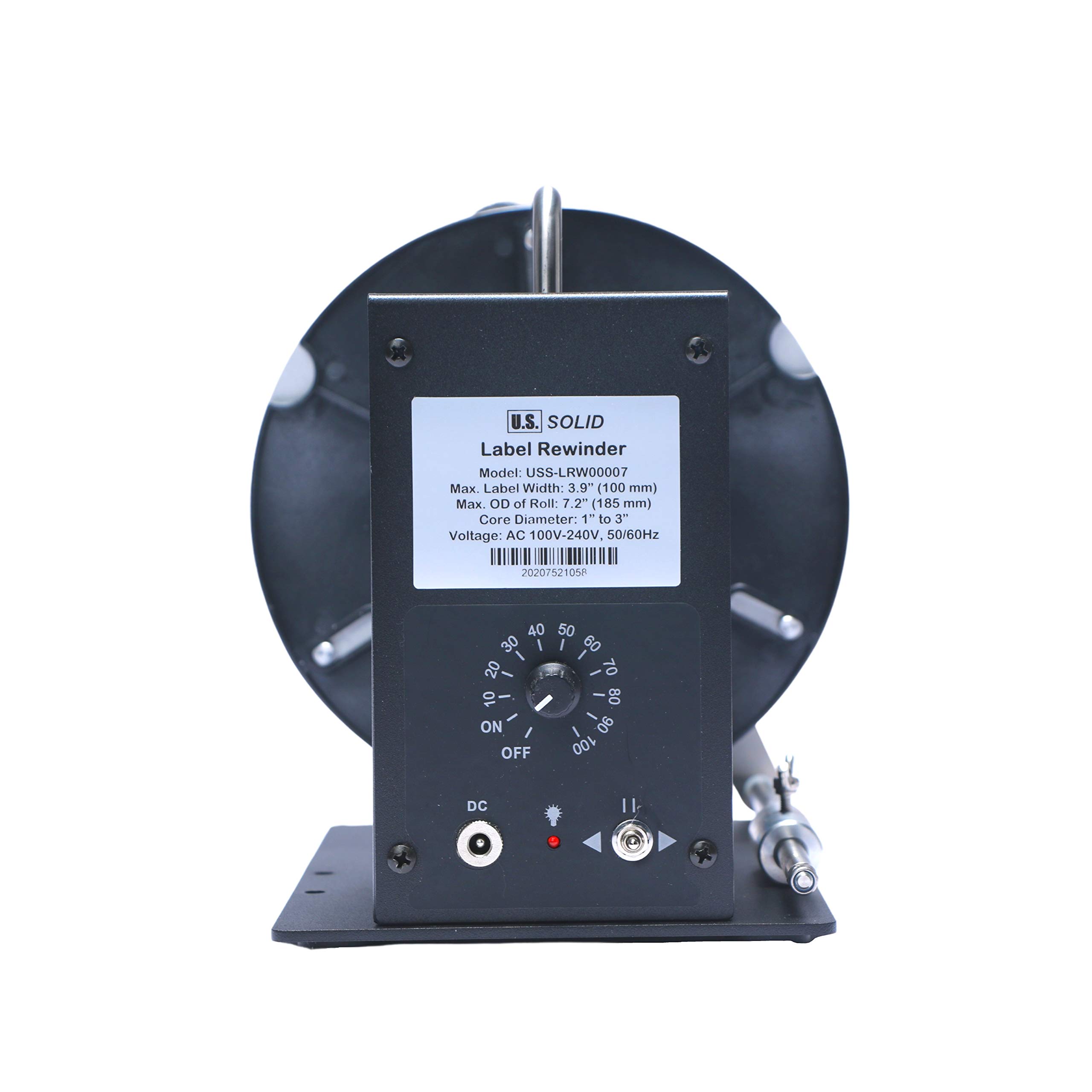 U.S. Solid Avvolgitore etichette automatico 1"-3" 120 mm 185 mm