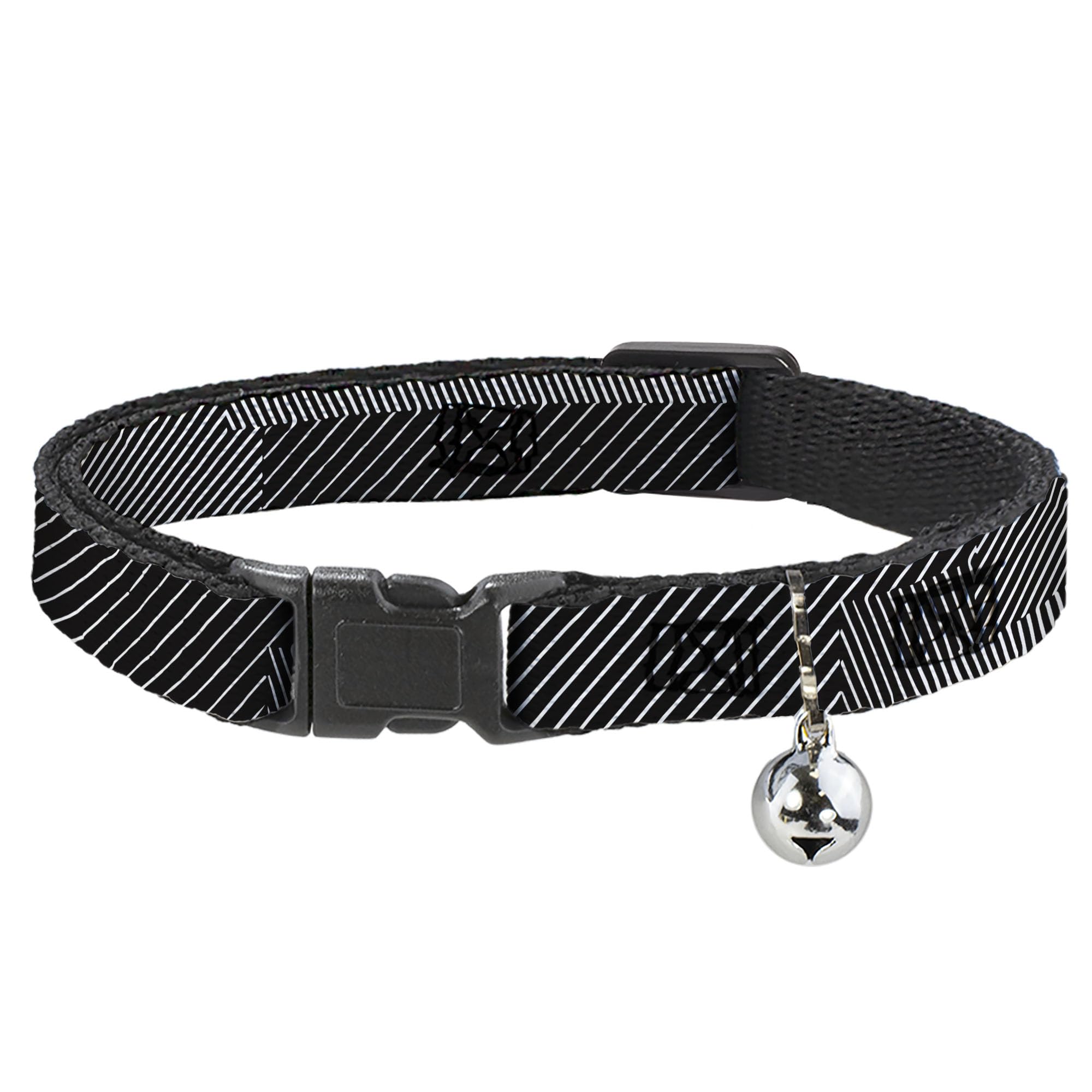 Collar para gato Buckle-Down con rayas talla M para cuello de veintidós centímetros