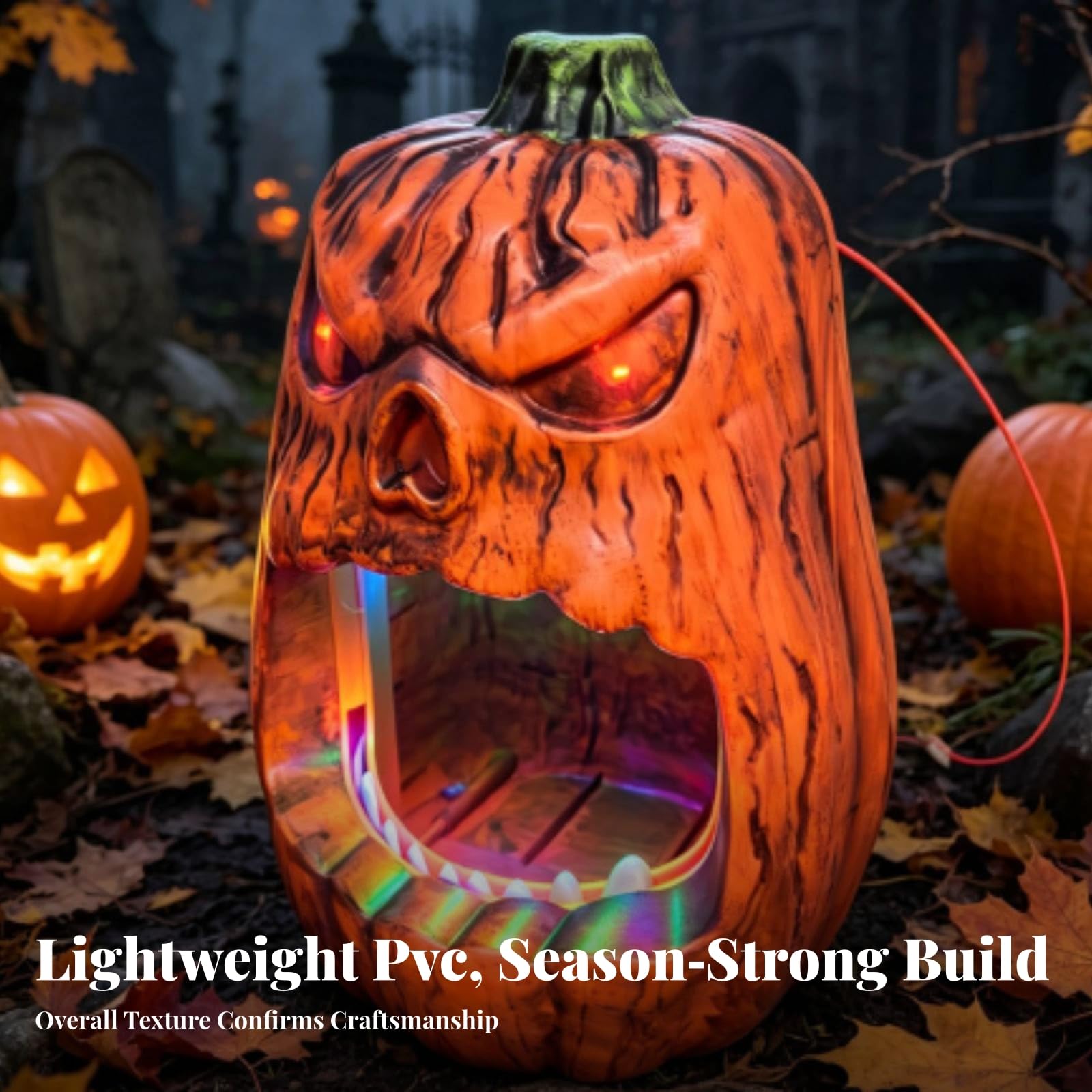 Zucca di Halloween con Spaventoso Festiva, Creativa, Decorazione, per Ingresso