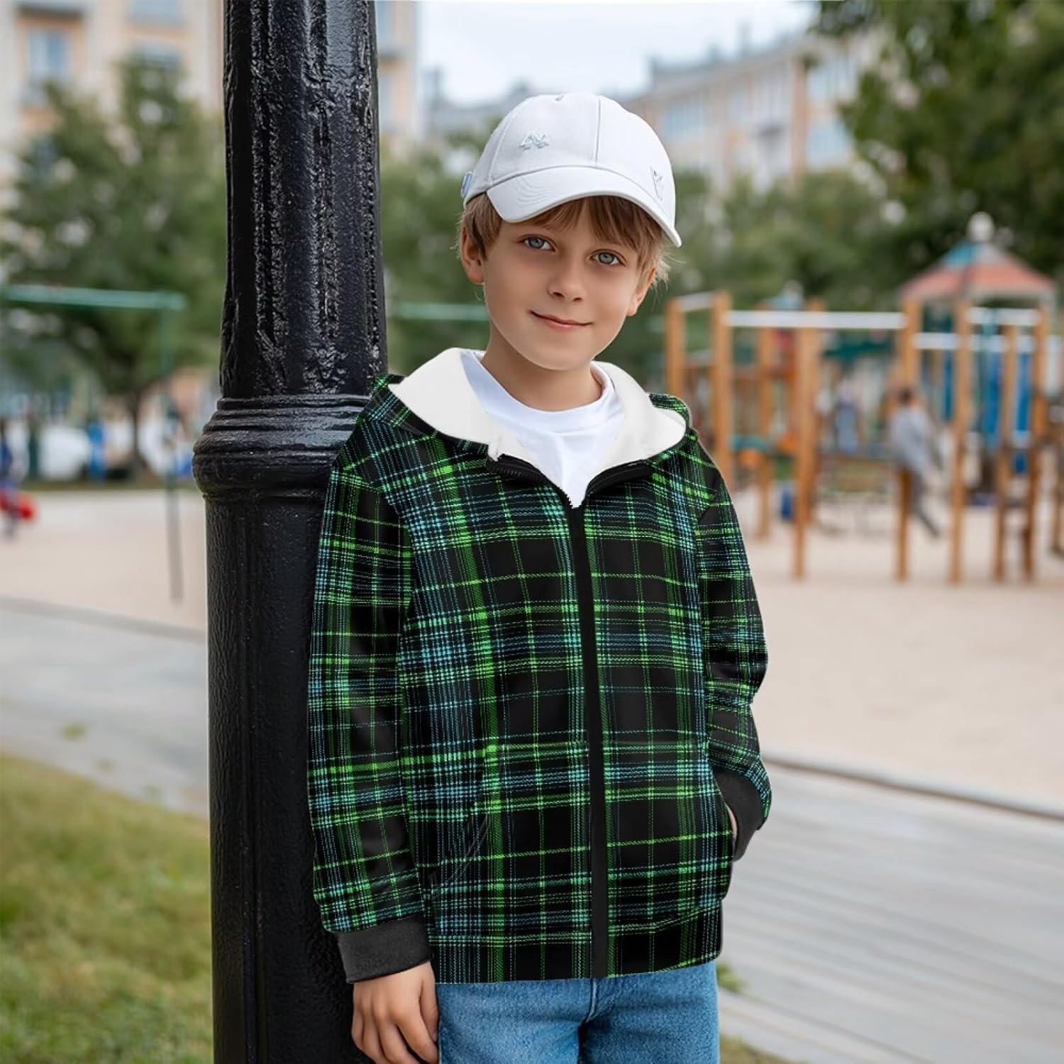 Boys Hoodies Boys Hoodies with Front Pocket Children Pullover Cardigan