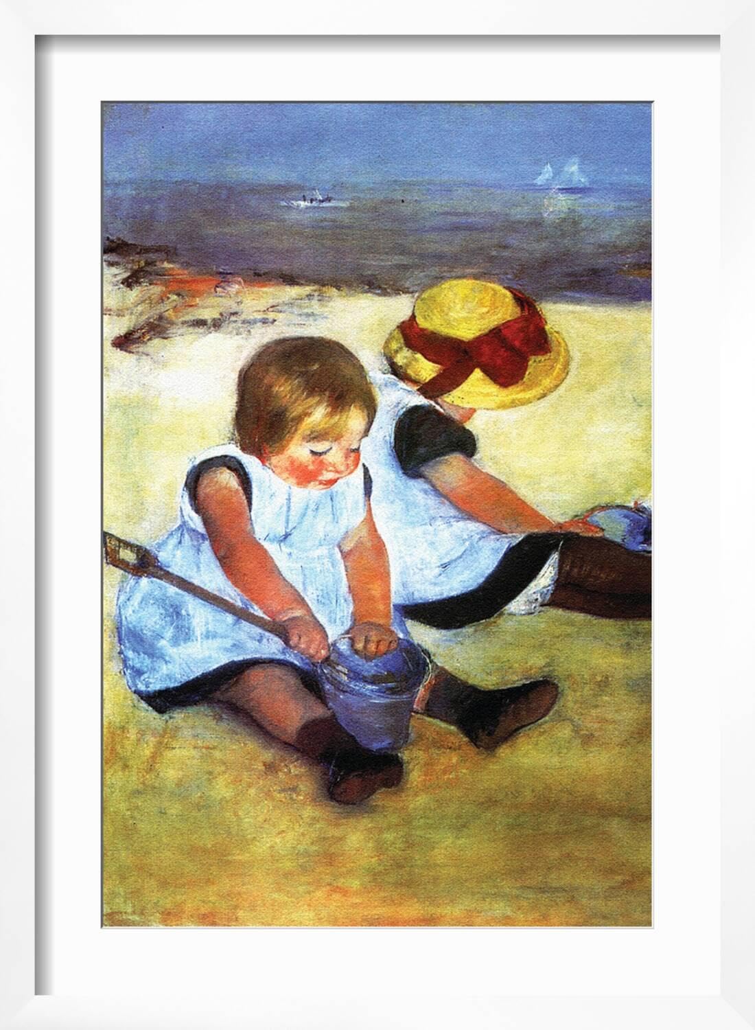 Mary Cassatt Children Playing On The Beach Children Playing On The