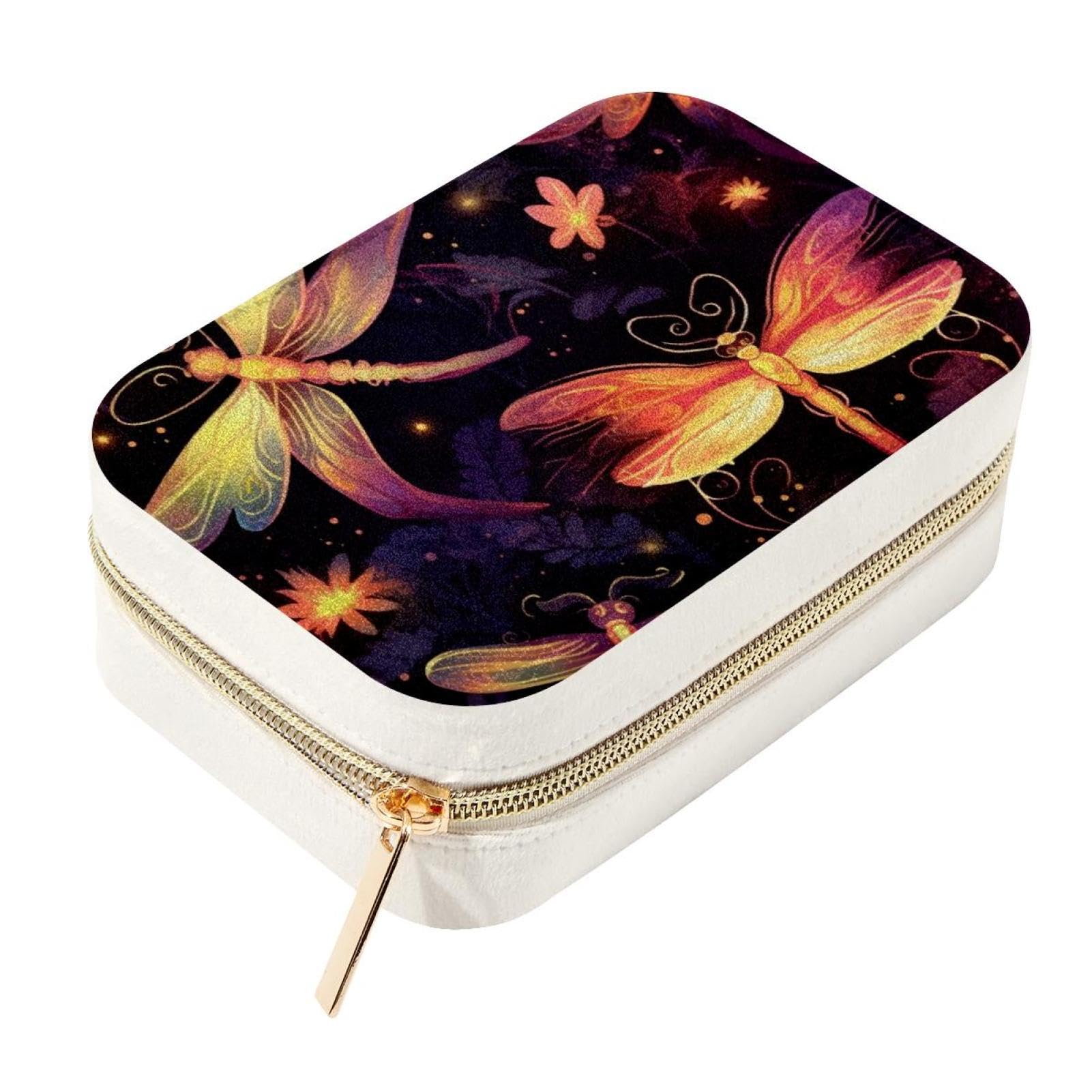 Boîte à bijoux de voyage anti-nœud avec compartiments amovibles pour ranger colliers et bagues