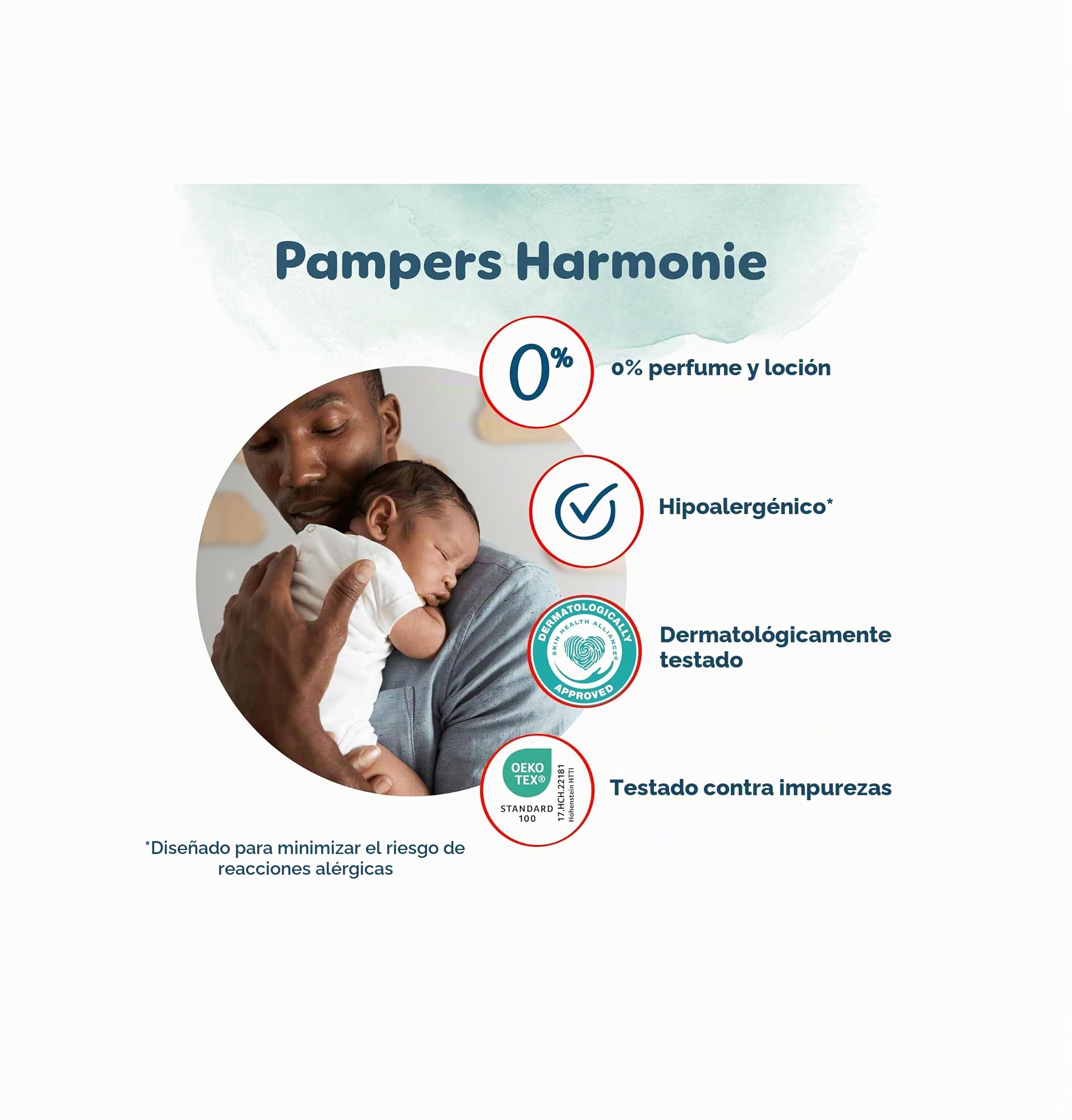 Pampers Pañales Armonía Pants Tamaño 4 (9-15 kg), 168 Pañales para Bebé, Paquete de 1 mes, 100% de absorción Pampers & Ingredientes de origen vegetal, Ahora con Más Capas