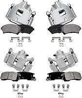 Vista 36 de Detroit Axle - Kit de freno trasero para Chevy Equinox Captiva Sport GMC Terrain Pontiac Torrent Saturn Vue Pinzas de freno de disco con soportes