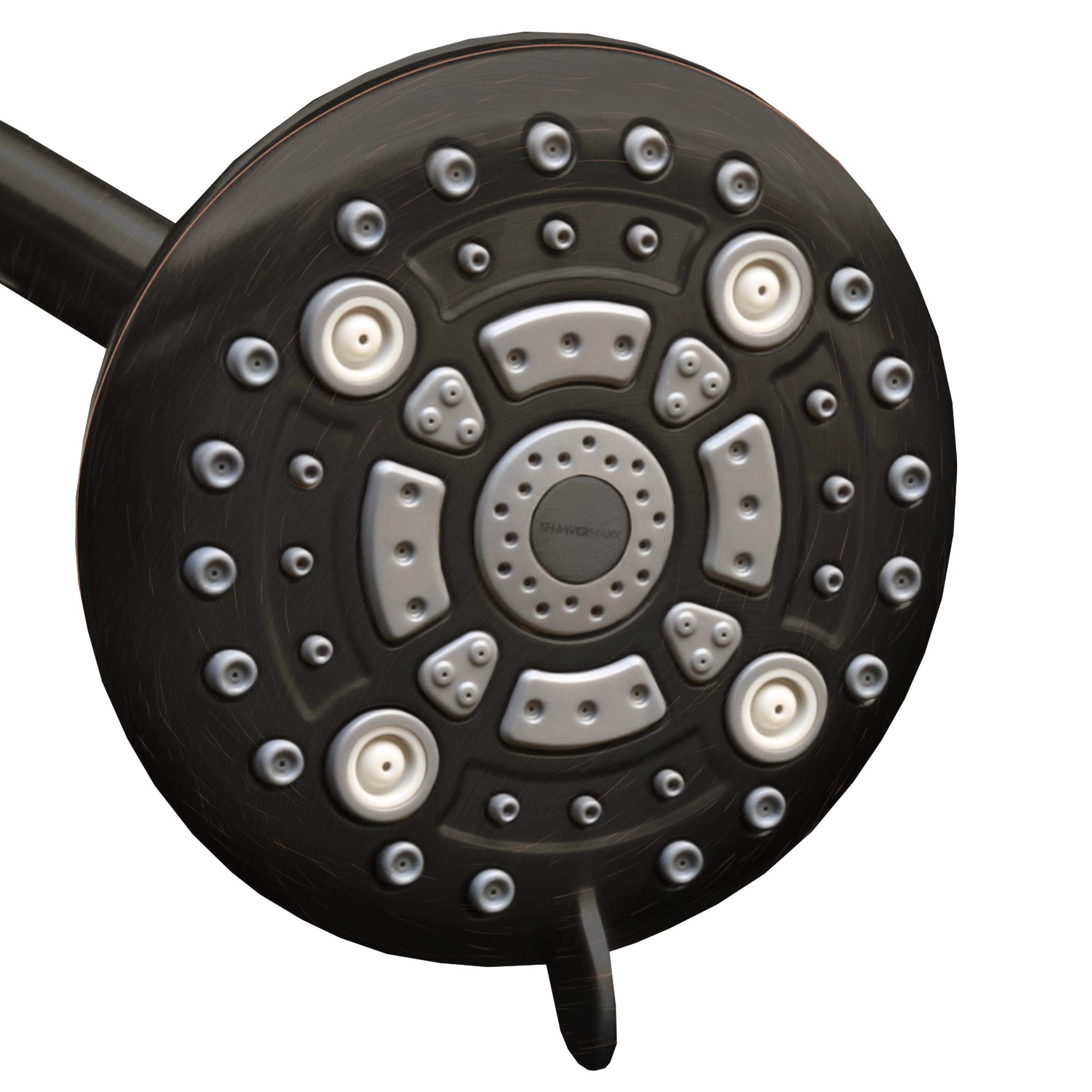 ShowerMaxxElite Series, 6 Spray Settings 5 inch Adjustable High Pressure Shower Head, MAXX-imize Your Shower with Showerhead in Oil Rubbed Bronze Finish