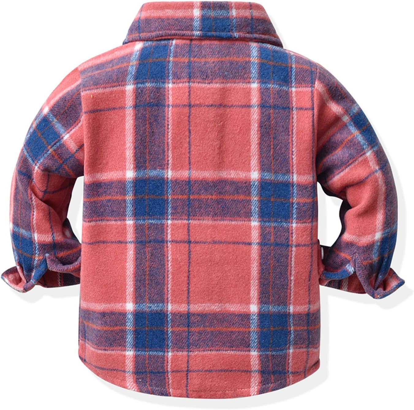 Baby Boys Girls Plaid Shirts Long Sleeve Button Down Flannel Dress Shirts Toddler Baby Girl Spring Fall Outfit