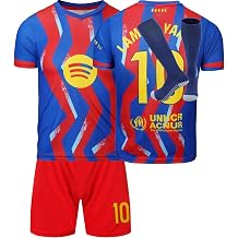 #10 Yamal Custom 25/26 Football Soccer Jersey/Shorts Socks Gift Set for Children Youth Sizes