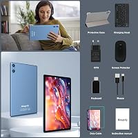 BIEGEDY B22 10" Tablet Android 14 Octa-Core, 20GB RAM, 128GB Tárhely, 5G WiFi, Bluetooth 5.0, 6000mAh Akkumulátor, Billentyűzettel és Egérre 6