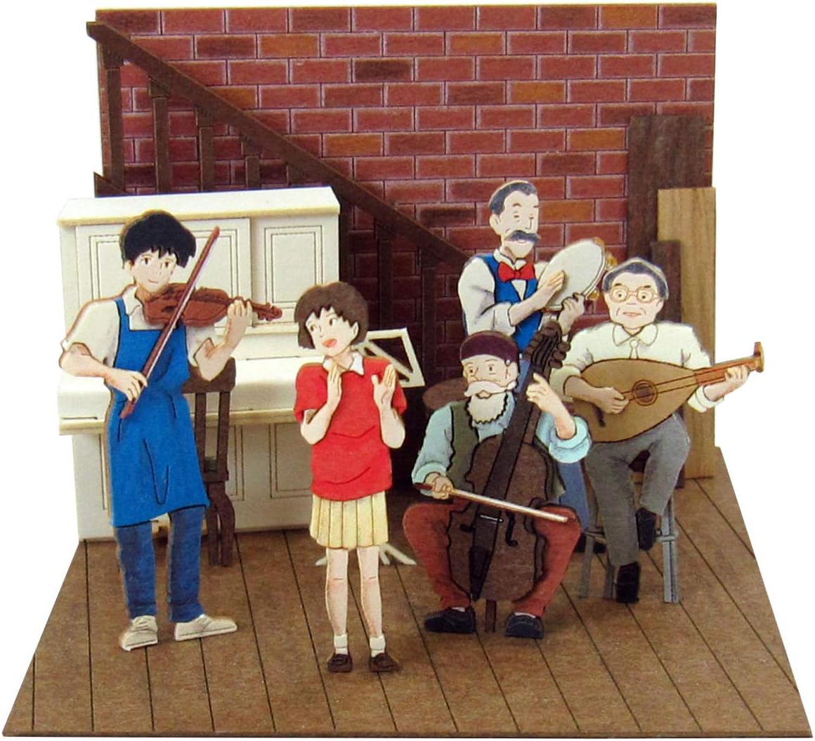 Sankei Studio Ghibli mini Whisper of the Heart Let's Play Together Non-scale Papercraft MP07-52