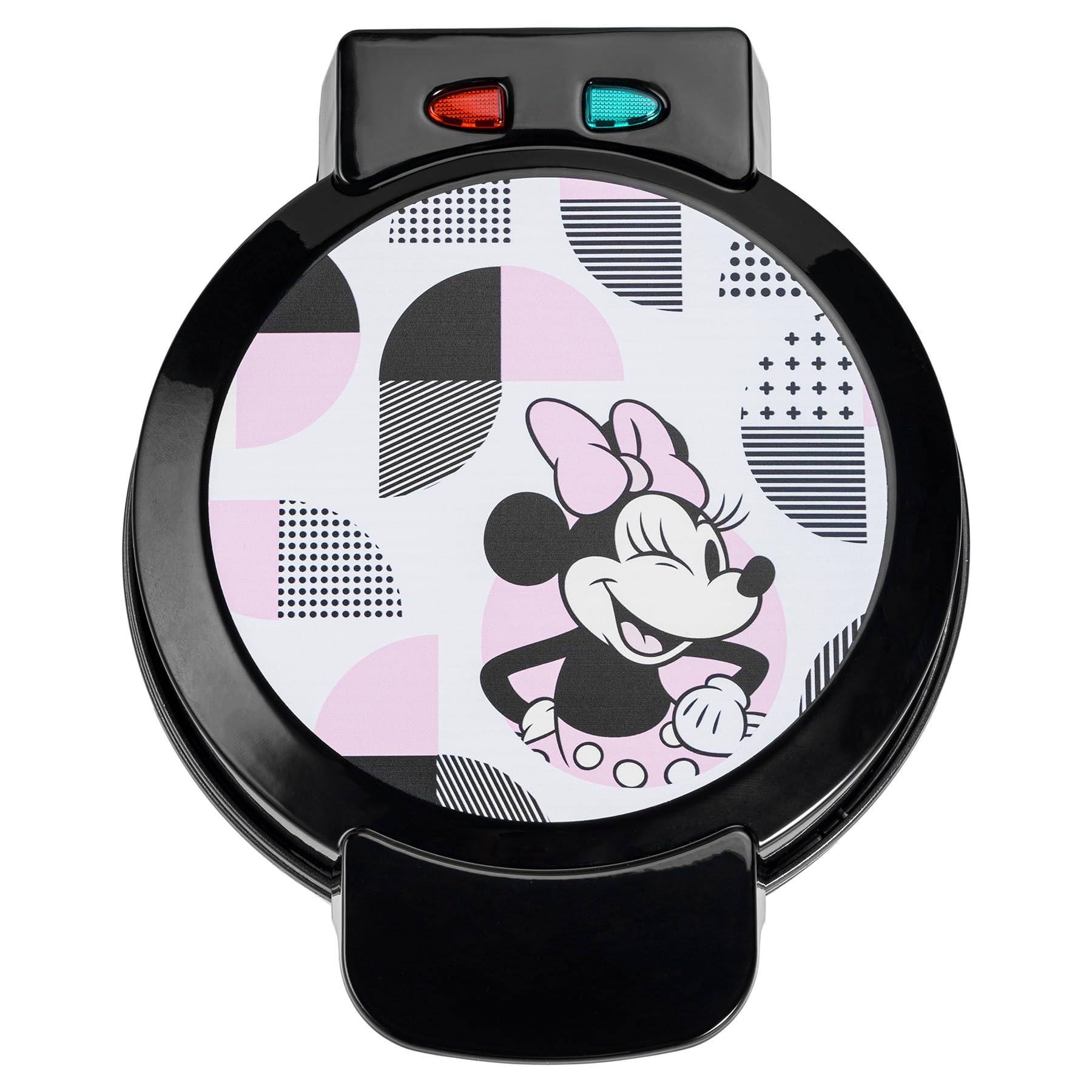 Uncanny Brands Disney Minnie Mouse Waffle Maker – Non-Stick Round Waffle Iron – Easy to Use and Clean