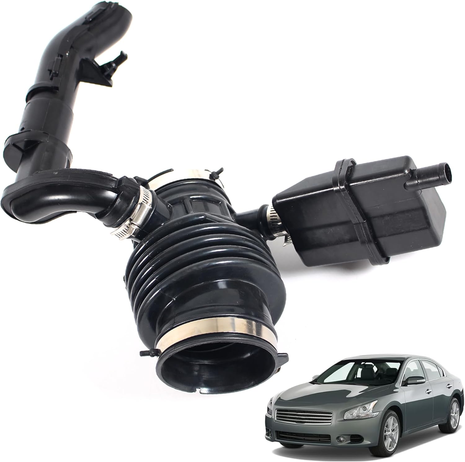 AUCERAMIC 696-169 Engine Air Intake Hose Compatible with 2009-2015 Nissan Maxima 3.5L V6 OE# 696169 165764RA0A 165769N00C 165769N00E 165769N00D