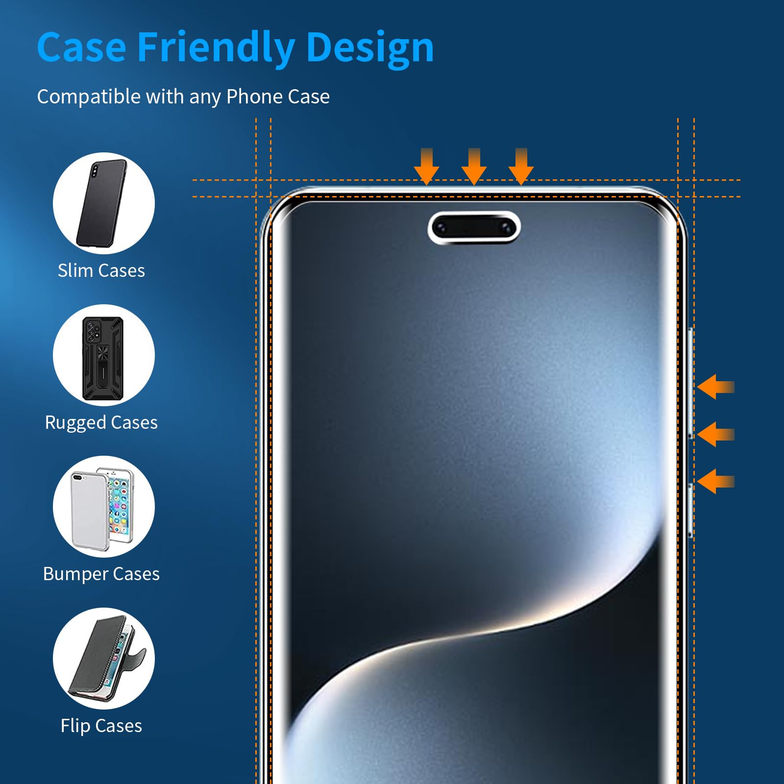 Vanrain Vetro Temperato 3D Per Honor Magic 7 Pro 5G, 2+2 Pezzi Con Protezione Fotocamera, 9H, HD