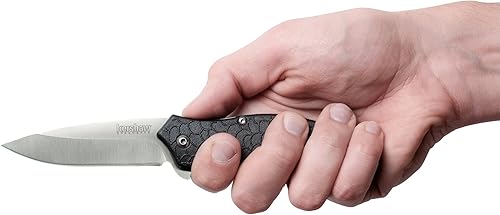 Miniatura 8 de Kershaw Oso Sweet EDC - Navaja de bolsillo de acero 8Cr13MoV de 3 pulgadas, apertura asistida de carpeta con aleta, sistema de bloqueo de forro,