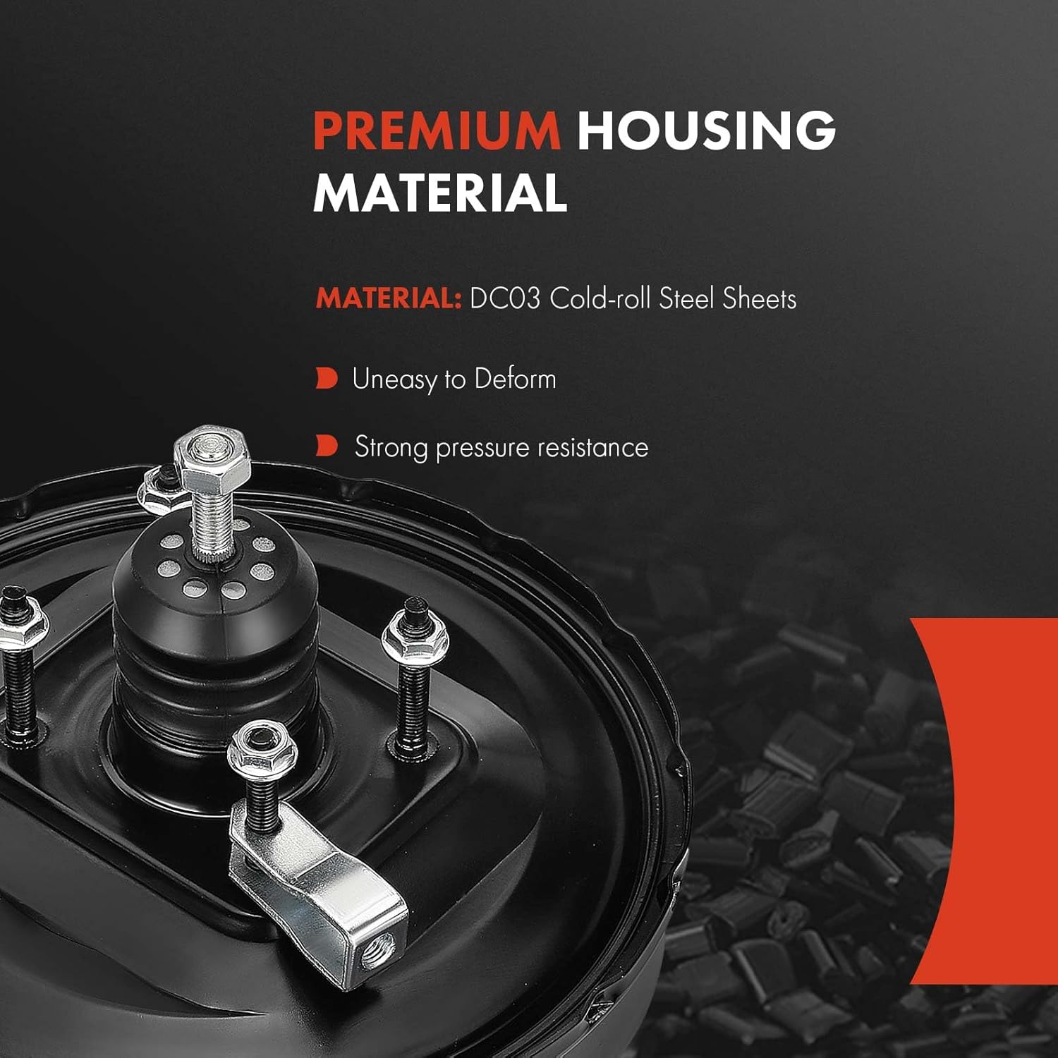 A-Premium Vacuum Power Brake Booster Compatible with Select Nissan Models - Sentra 2000-2002, X-Trail 2005-2006 - Replace # 472108H760