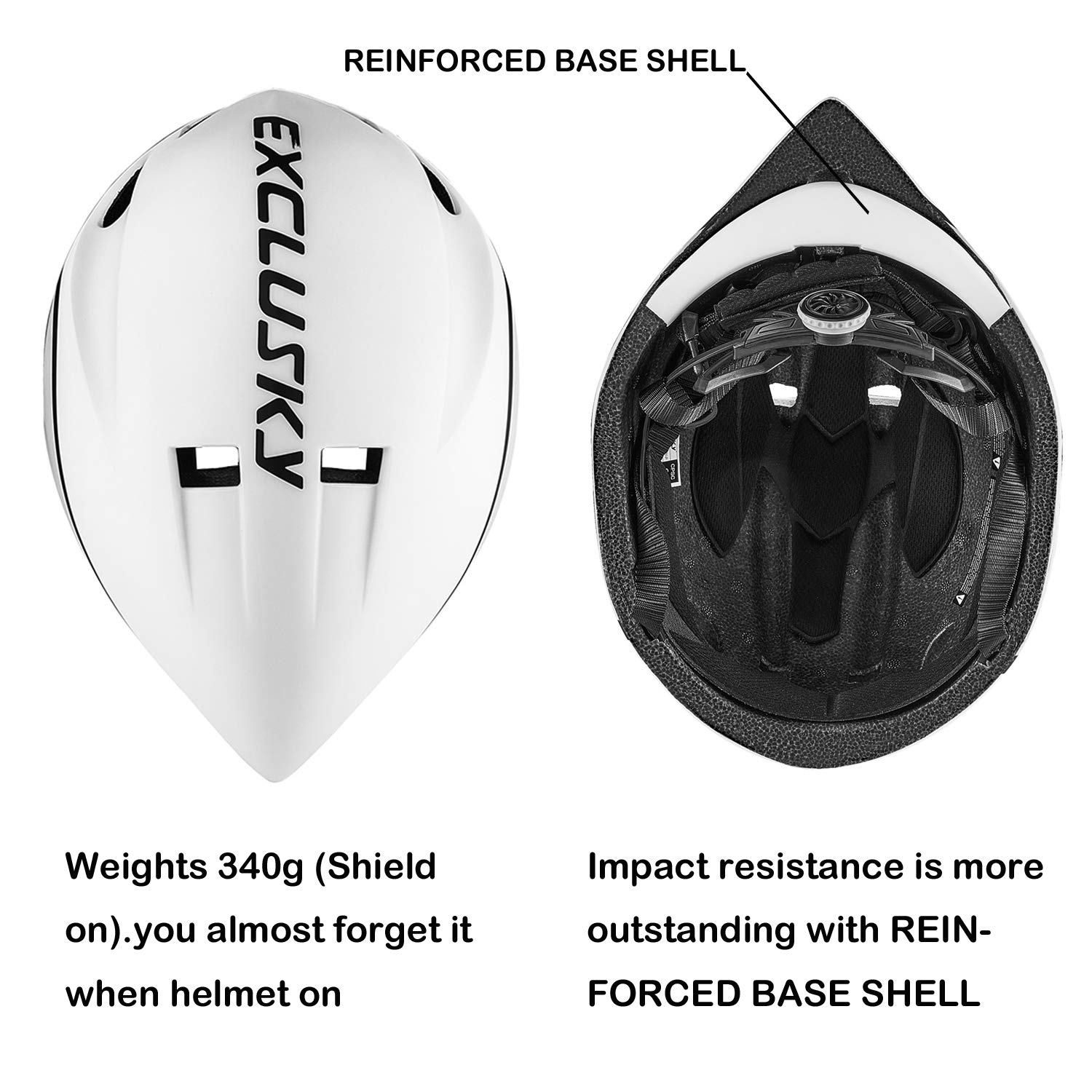 Buy Exclusky Aero Bike Helmet with 