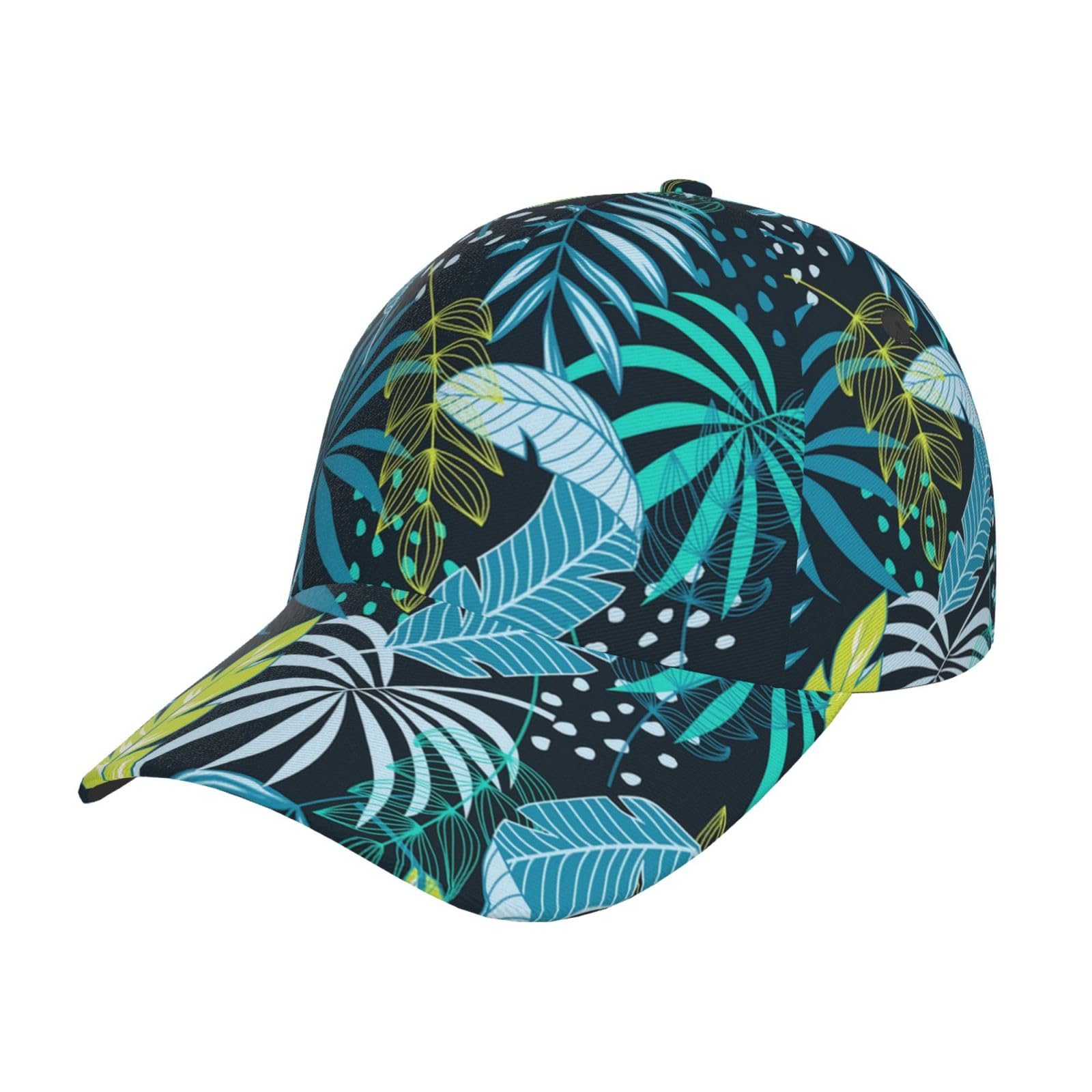 Rosihode Unisex Flower-C4 Hawaii Tropical Flower Baseball Cap Workout Hats With Adjustable Strap For Men & Women Dad Hat Snapback Hat, One Size