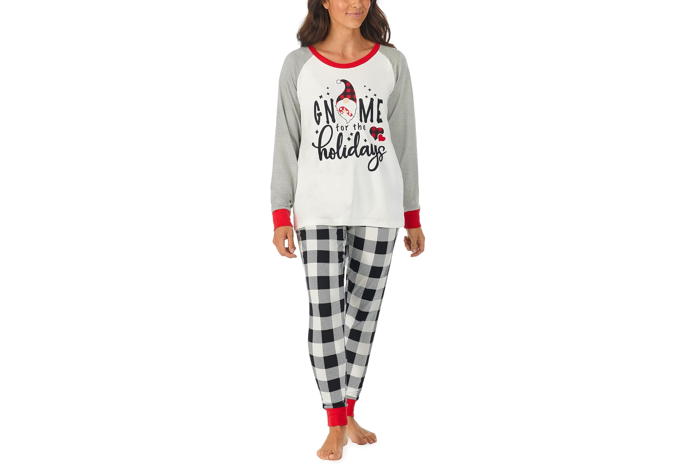 Pajamarama Holiday Gnome Family Long PJ