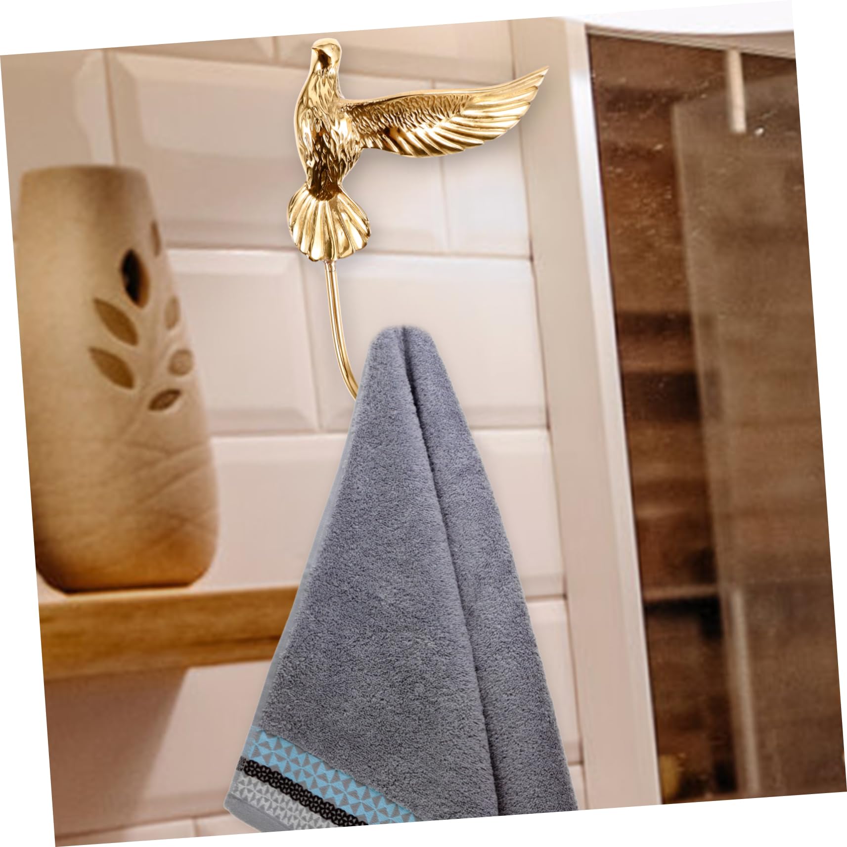 OUNONA Ganchos De Latón Para Decoración Gancho Para Abrigo Resistente y Duradero