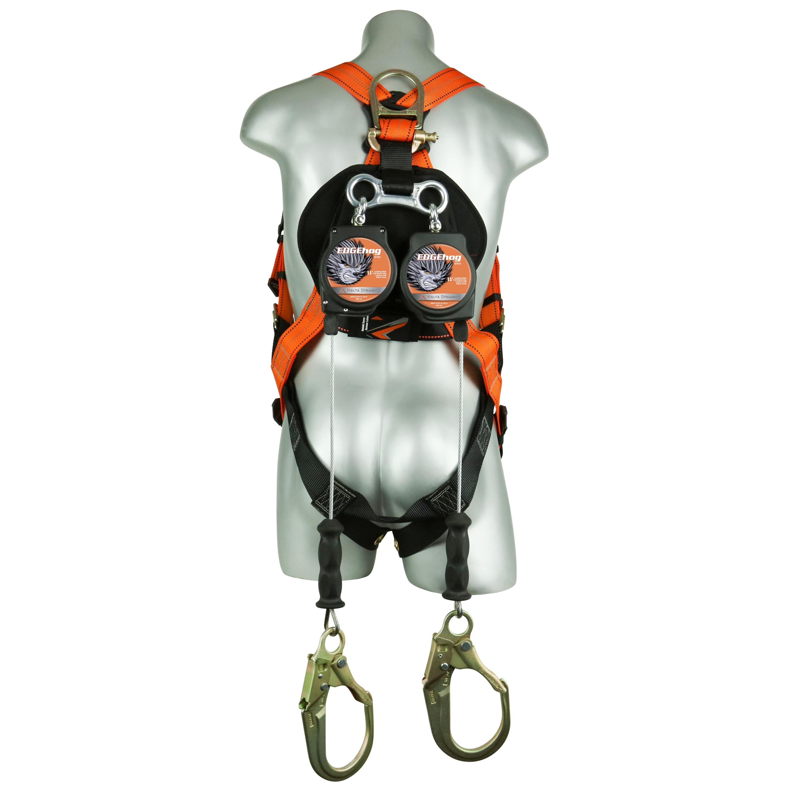 FallTech 8259 6' Shock Absorbing Lanyard with 2 Snap Hooks