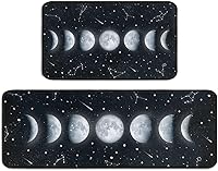 Vista 15 de Juego de 2 alfombras de cocina de gallo, antideslizantes, lavables, para el suelo de la cocina, tapete de cocina con temática de gallo