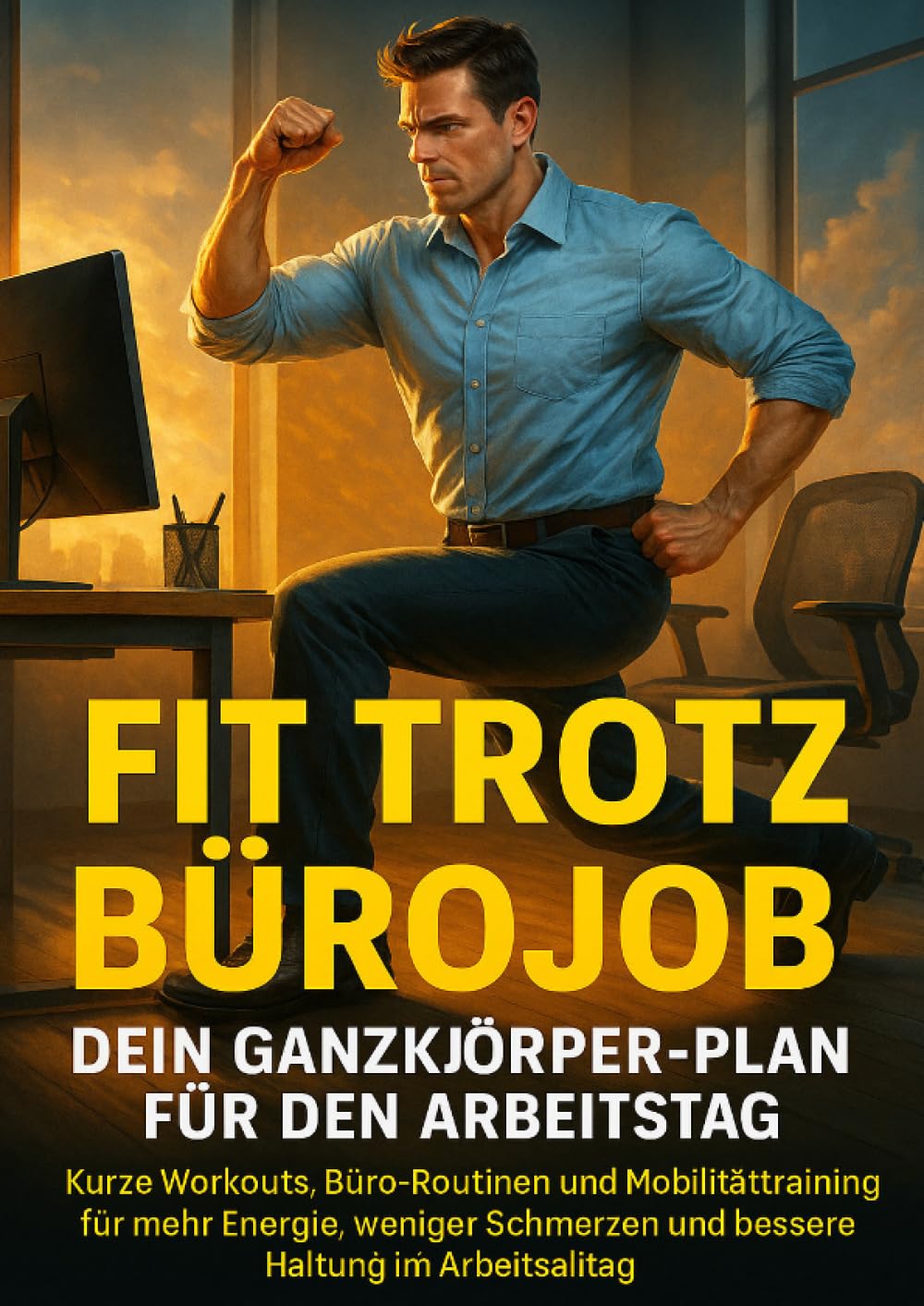 Fit trotz Bürojob: Dein Ganzkörper-Plan für den Arbeitstag: Kurze Workouts, Büro-Routinen und Mobilitätstraining für mehr Energie, weniger Schmerzen und bessere Haltung im Arbeitsalltag