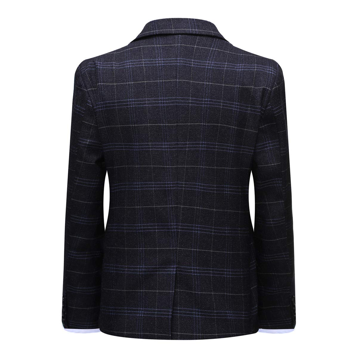 Sliktaa Traje de boda de 3 piezas para niños, traje de boda de corte ajustado, para fiesta, graduación, cumpleaños, traje único chaleco y traje de pantalón