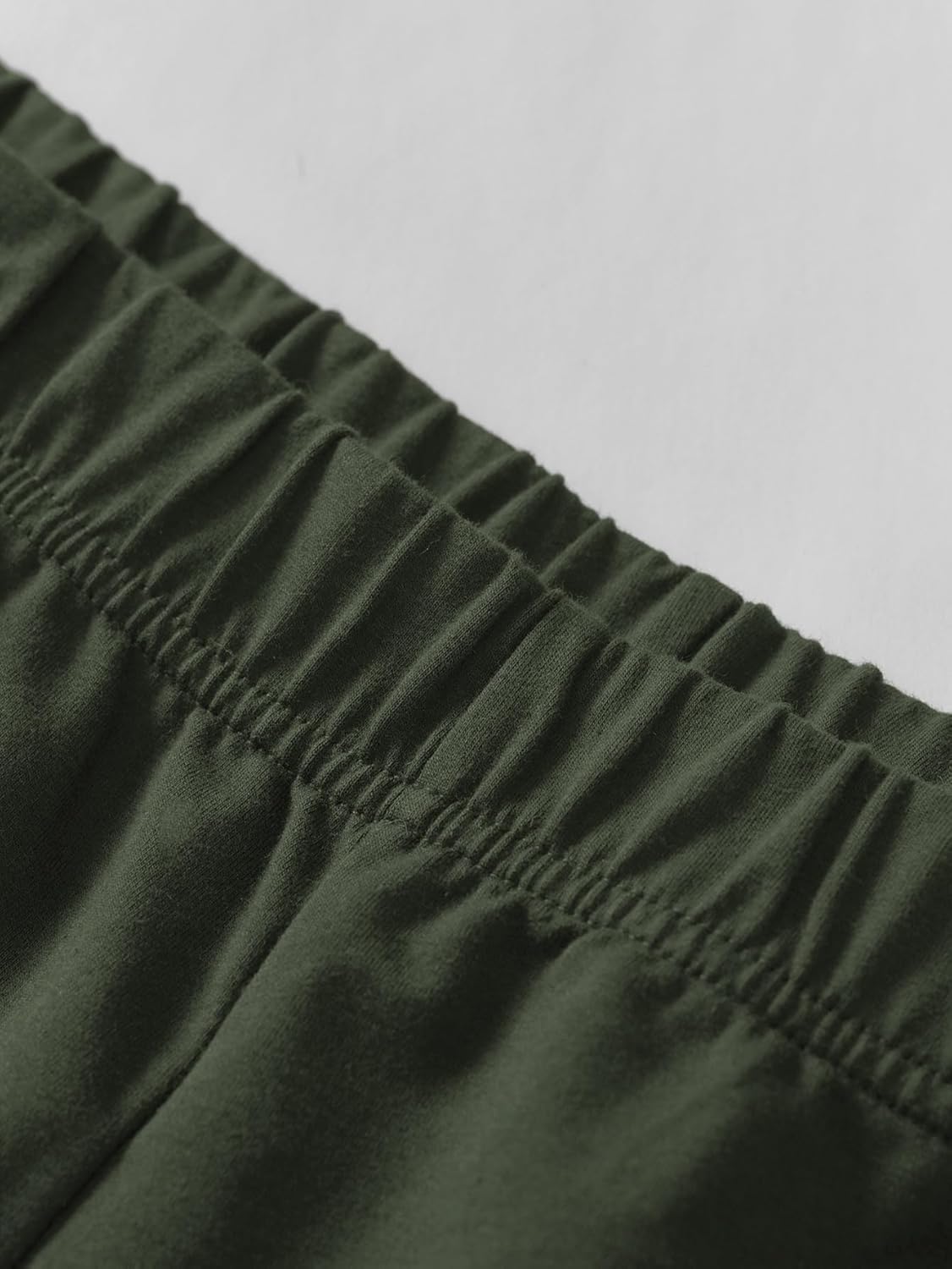 Weintee Women's Plus Size Petite Cotton Pull On Pants with Pockets - Image 6