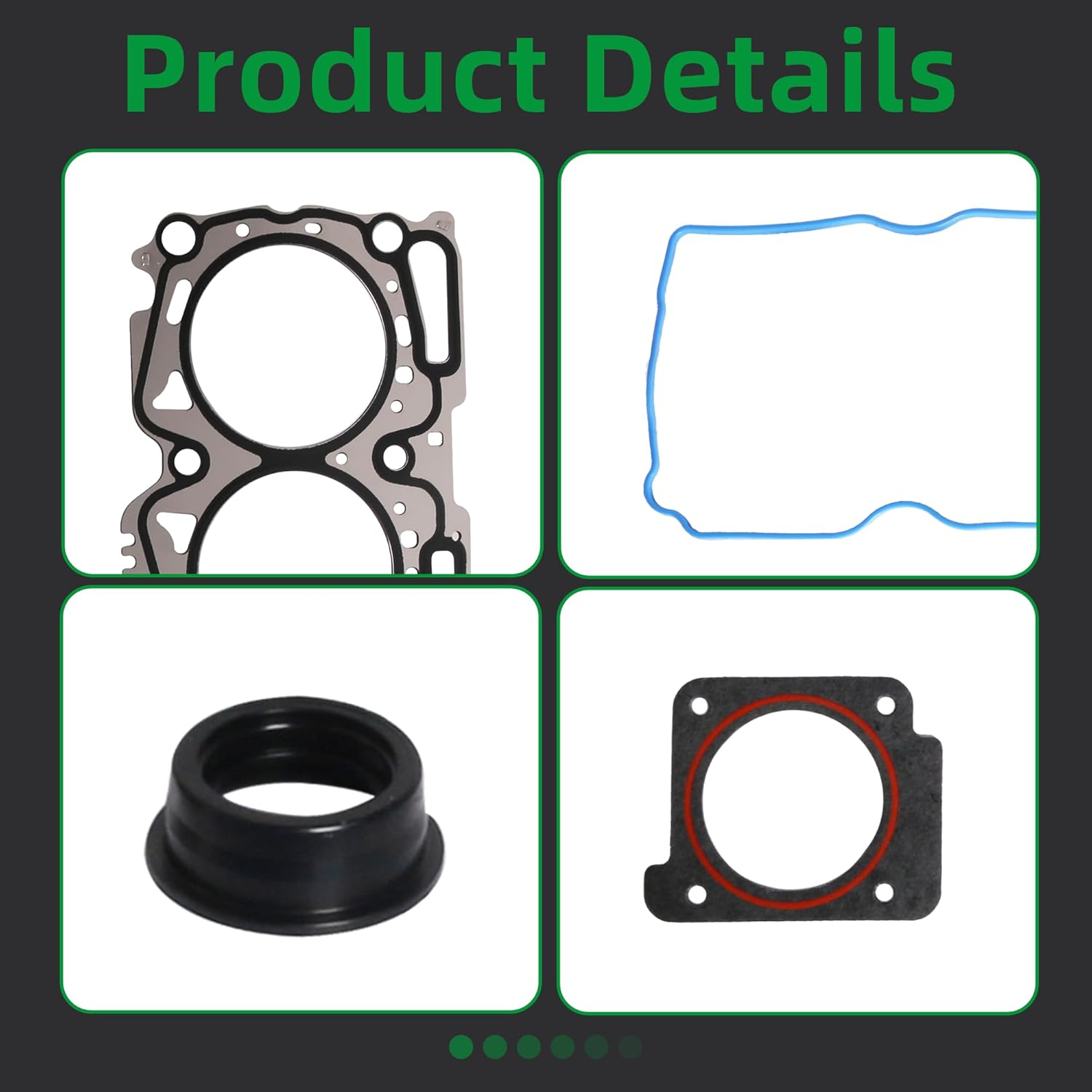 Engine Head Gasket Set HS26531PT-3, for Subaru Legacy 2010-2012, for Subaru Outback 2010-2012, for 2.5L H4 16V SOHC 2458cc, Engine Code: EJ253, HGS4350 HSD2913