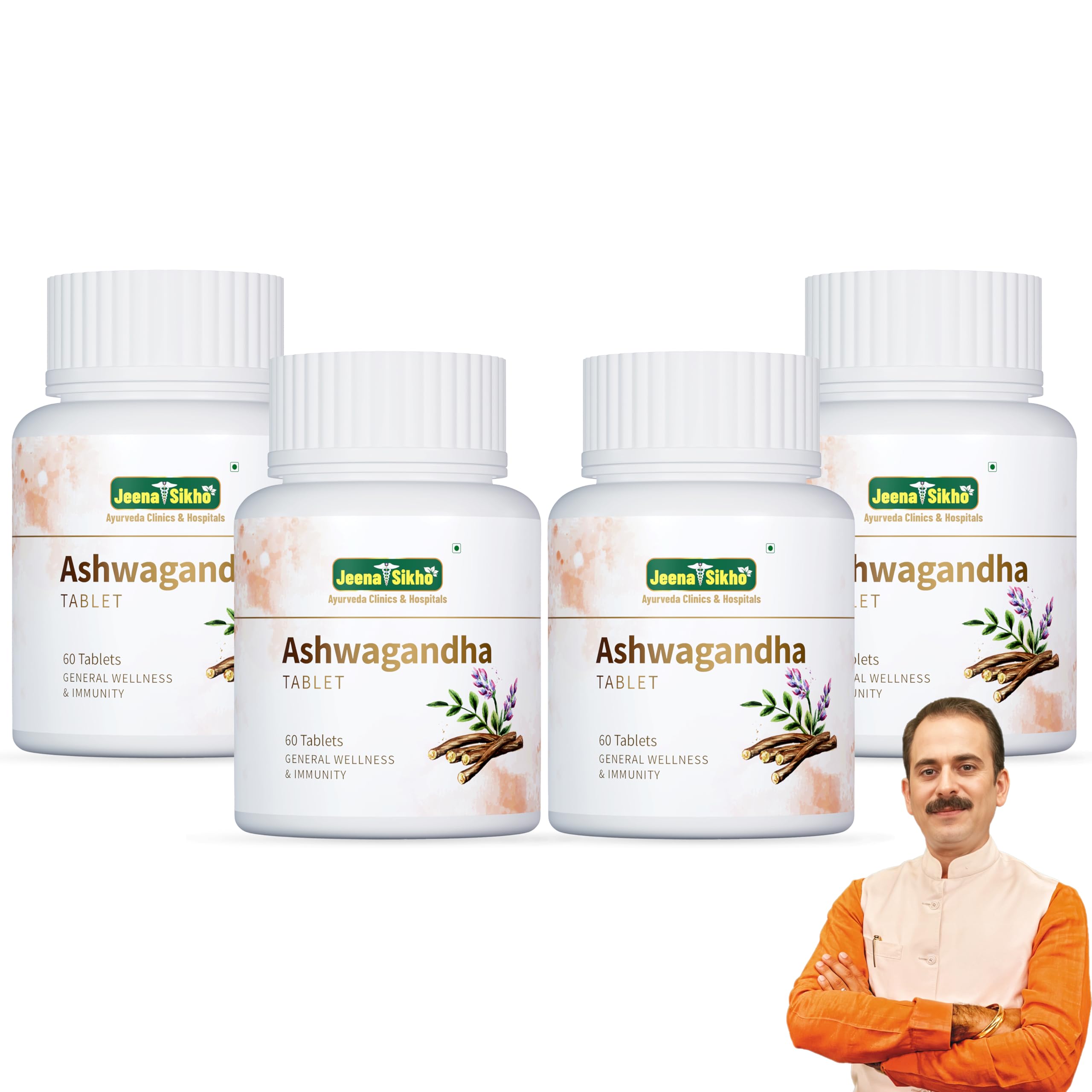 Jeena Sikho Ashwagandha Tablets | Naturally Helps In Stress Management | Boosts Strength & Energy Of The Body, 60 Tablets, Pack of 3 — Amazon image 9