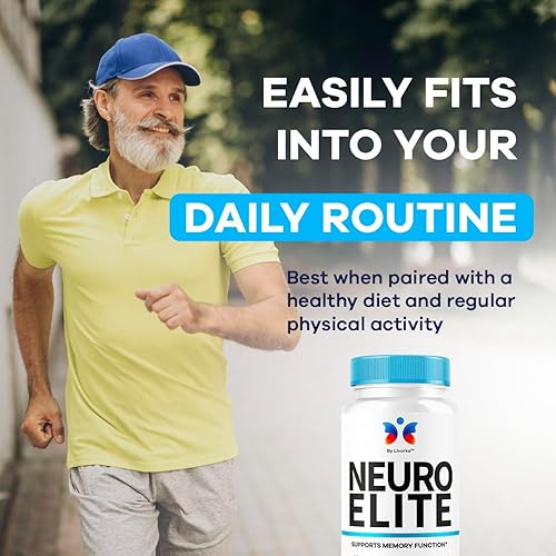 Miniatura 6 de Neuro Elite - Cápsulas de apoyo para el cerebro y la memoria, fórmula avanzada oficial de Neuro Elite Pills Memoria diaria y enfoque, NeuroElite