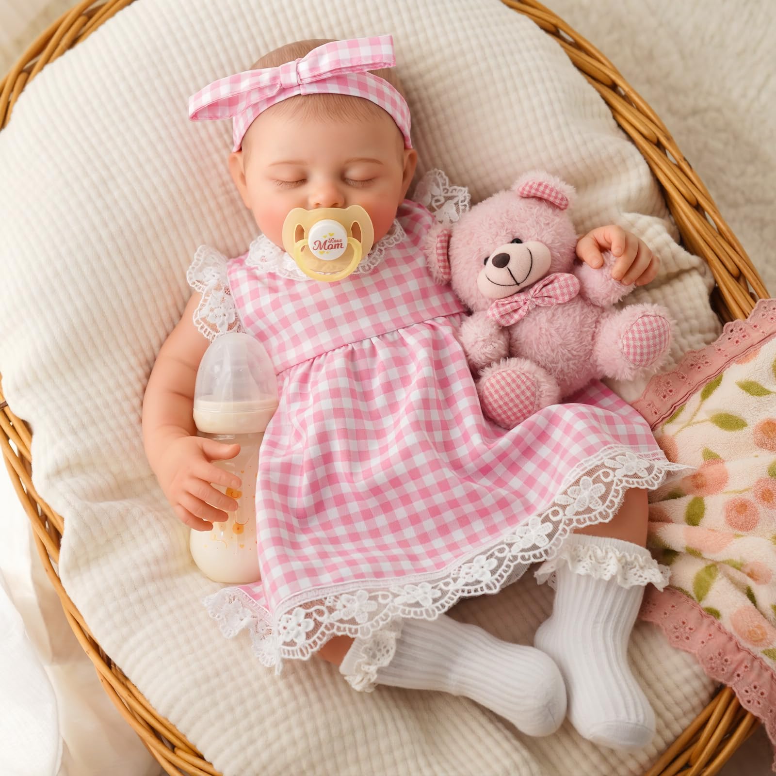 BABESIDE 20 Inch Reborn Babies Doll Sleeping Girl Newborn