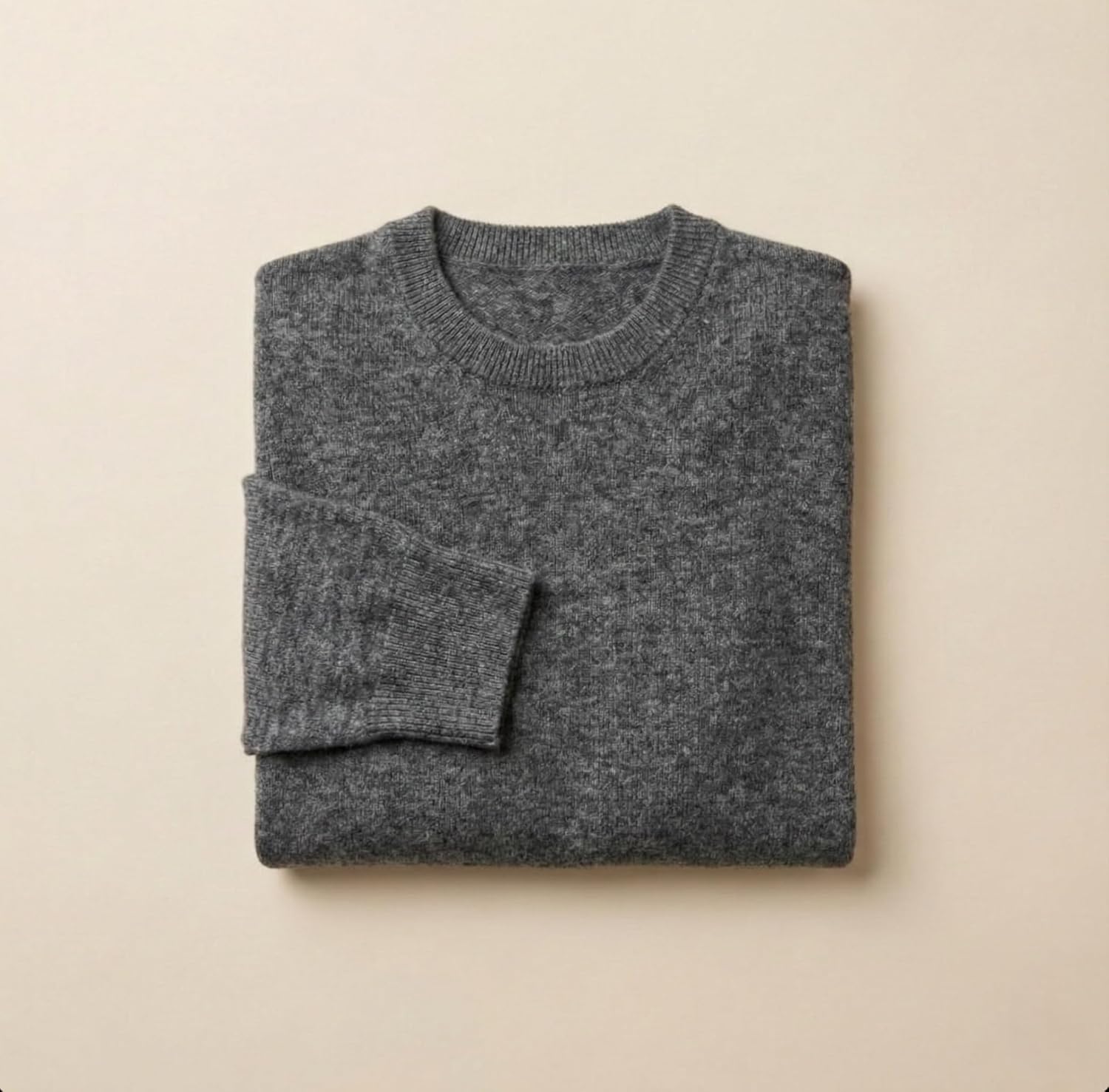 NPIA Certified 100% Undyed Cashmere Women Sweater | Organic Chemical-Free Crewneck Pullover - Image 3