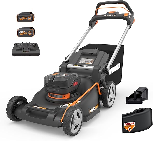 WORX Nitro 21" Cordless Lawn Mower 1