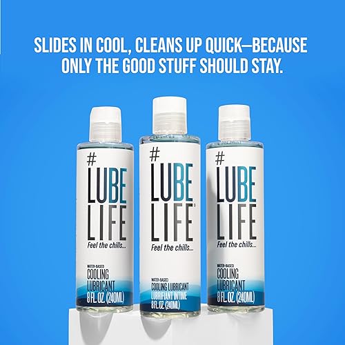 Miniatura 26 de LubeLife Lubricante de calentamiento a base de agua, cálida sensación de calor vigorizante, lubricante para hombres, mujeres y parejas, 8 onzas