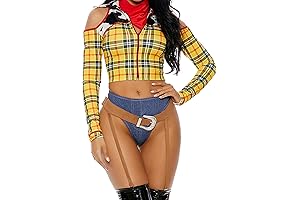 Women's Playful Role Sheriff Adult Sexy Sheriff Movie Character Costume