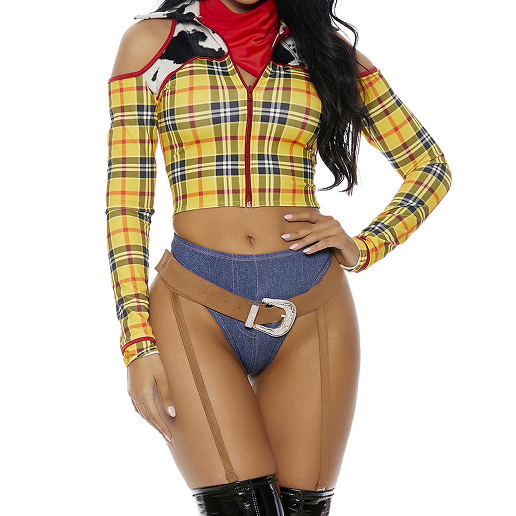 Forplay Women's Playtime Sheriff Sexy Cowboy Movie Character Costume