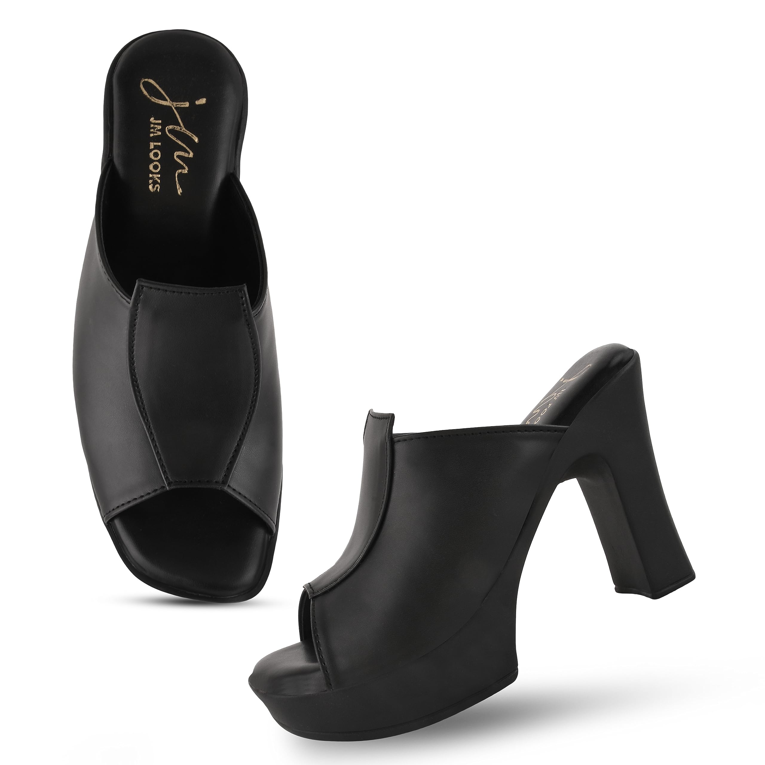JM LOOKS Fashion Stylish Casual Open Back Heel Solid Comfortable Sole For Women,s (B0CDCK5PHV) Amazon Price History, Amazon Price Tracker